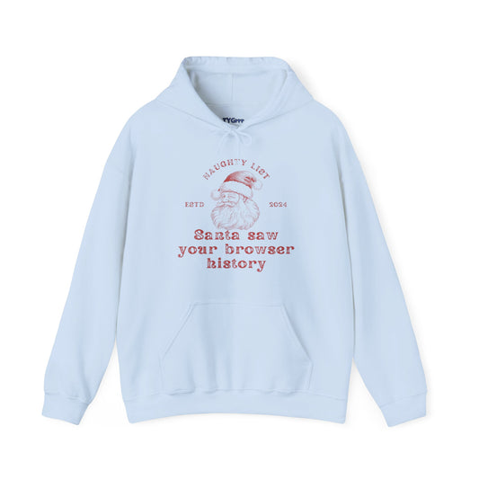 Naughty List Women's Christmas Hooded Sweatshirt