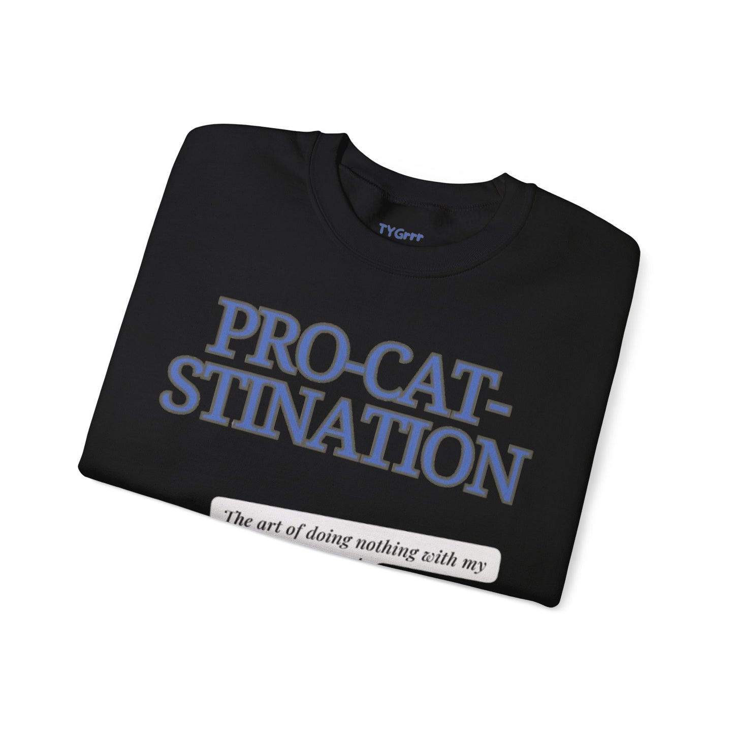 Pro-Cat-Stination Women's Crewneck Sweatshirt
