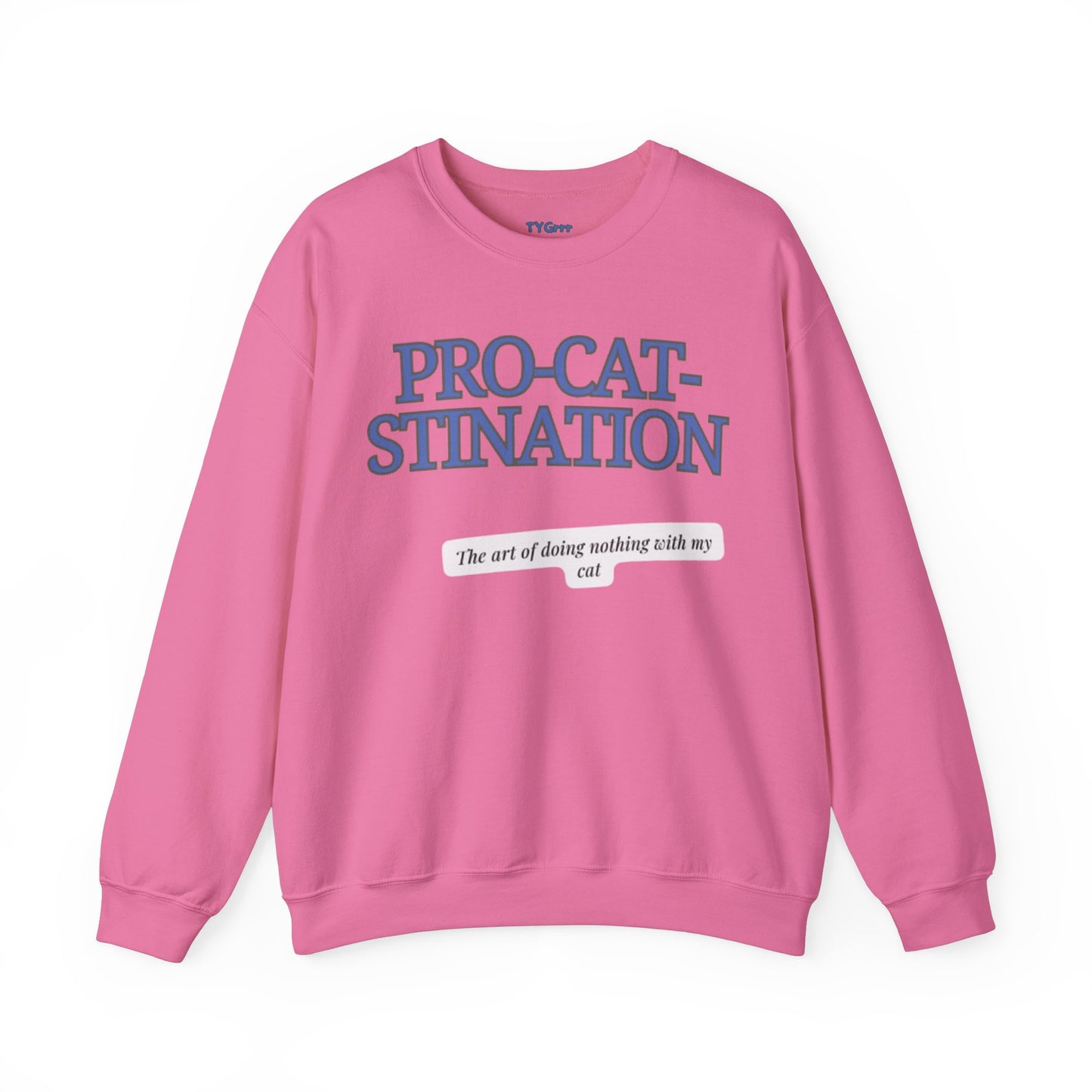 Pro-Cat-Stination Women's Crewneck Sweatshirt