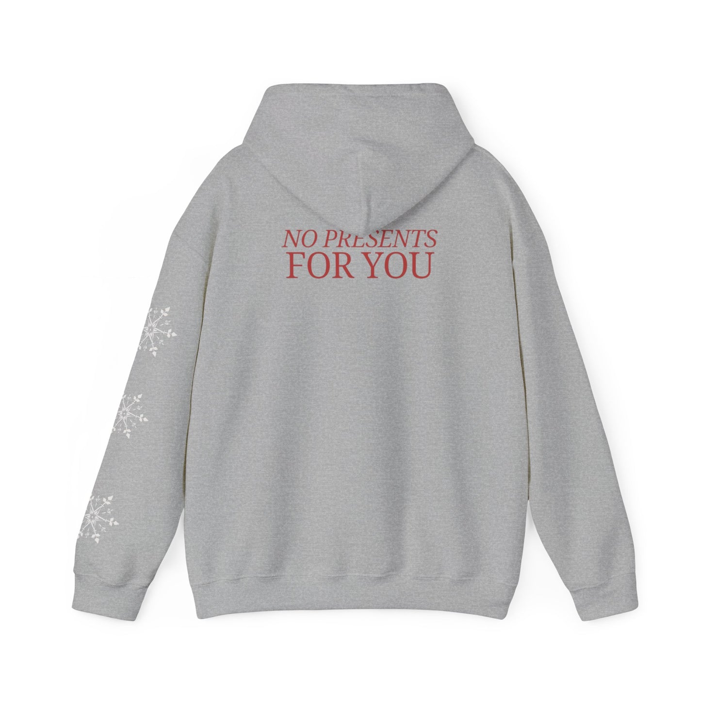 I Told Santa... Women's Christmas Hooded Sweatshirt