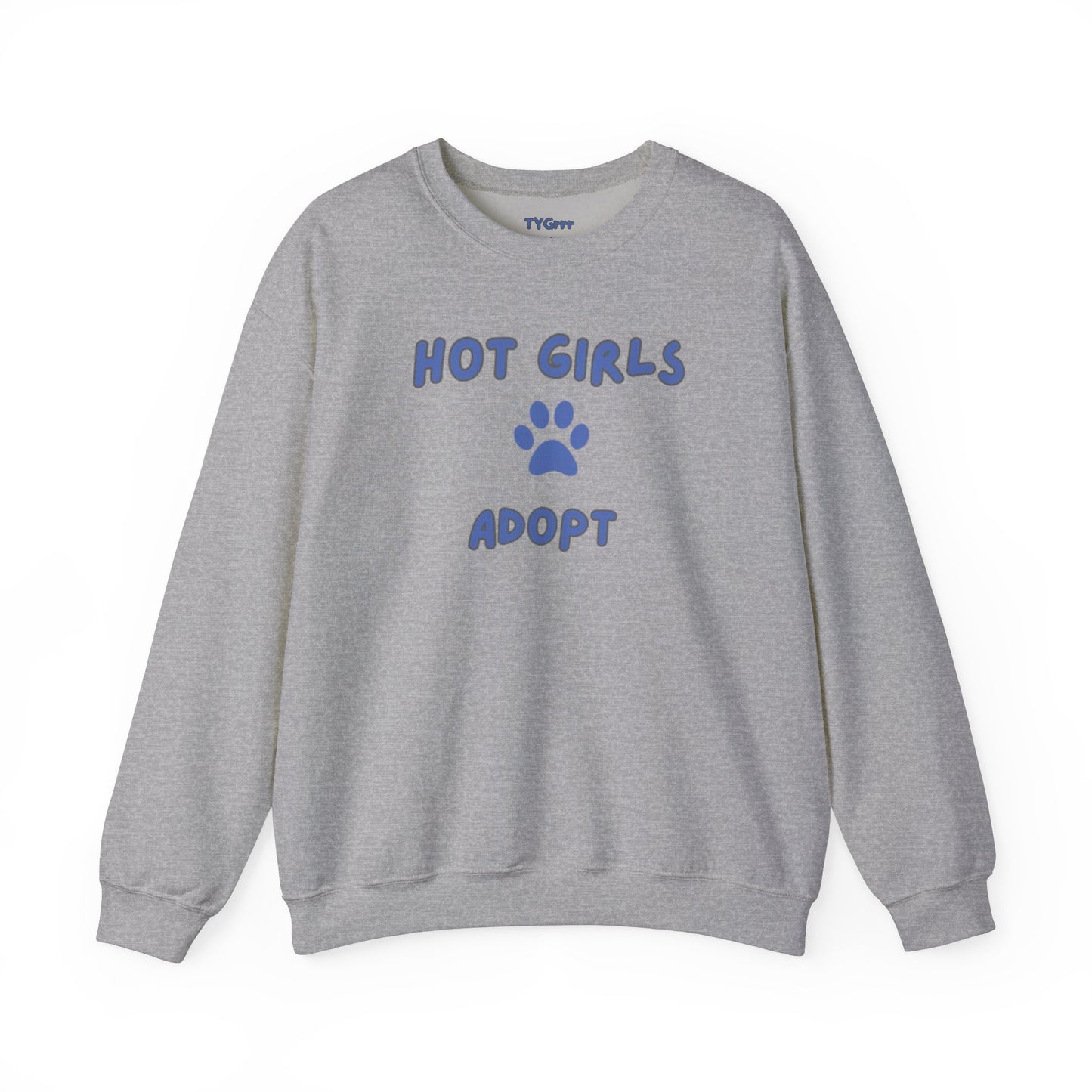 Hot Girls Adopt Women's Crewneck Sweatshirt