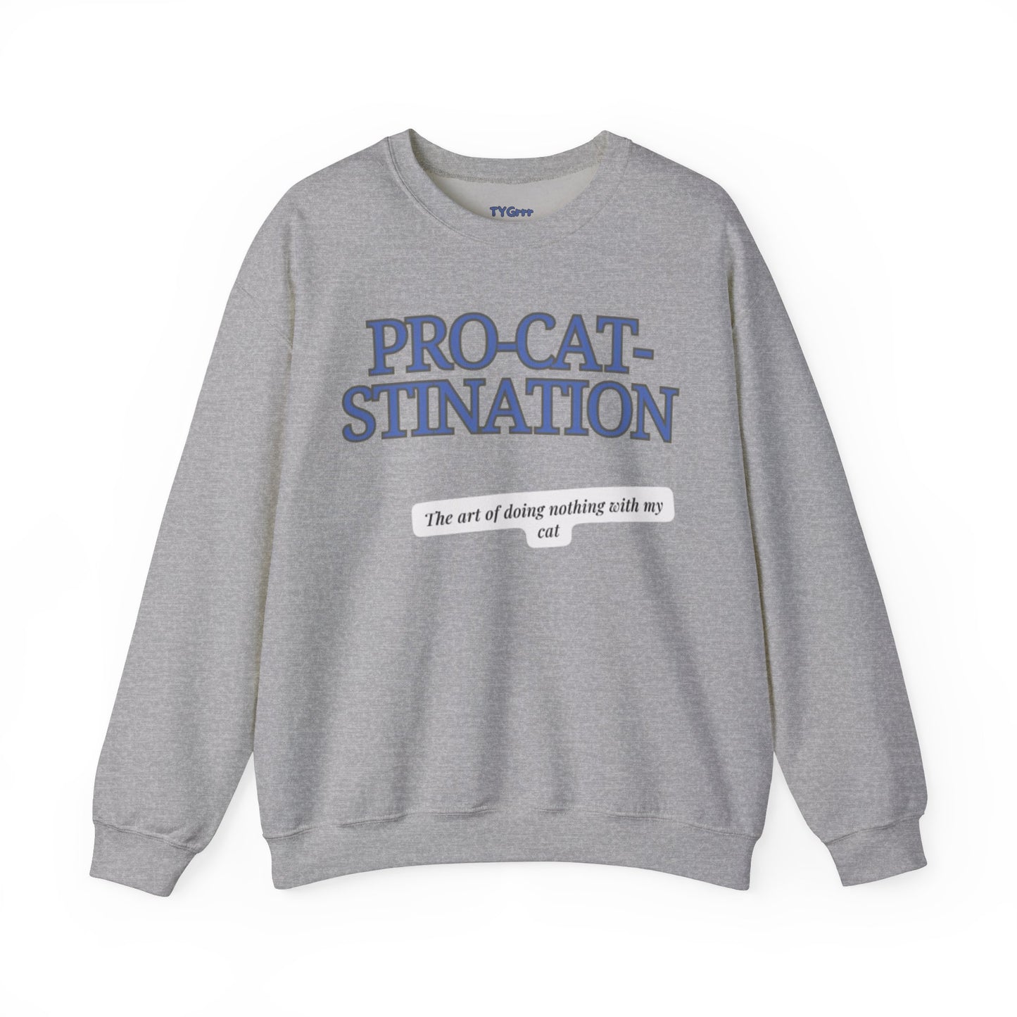 Pro-Cat-Stination Women's Crewneck Sweatshirt