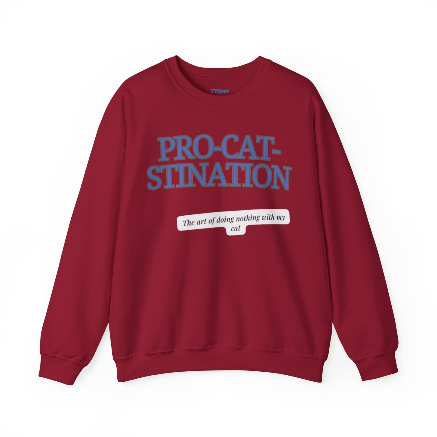 Pro-Cat-Stination Women's Crewneck Sweatshirt