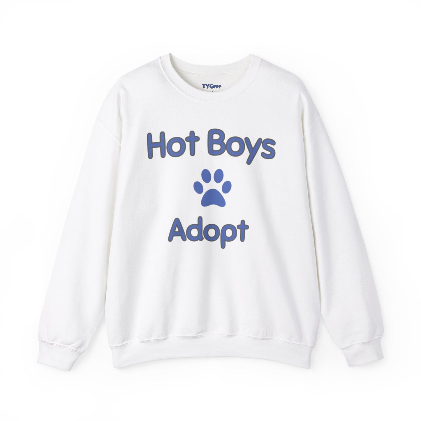 Hot Boys Adopt Crewneck Sweatshirt