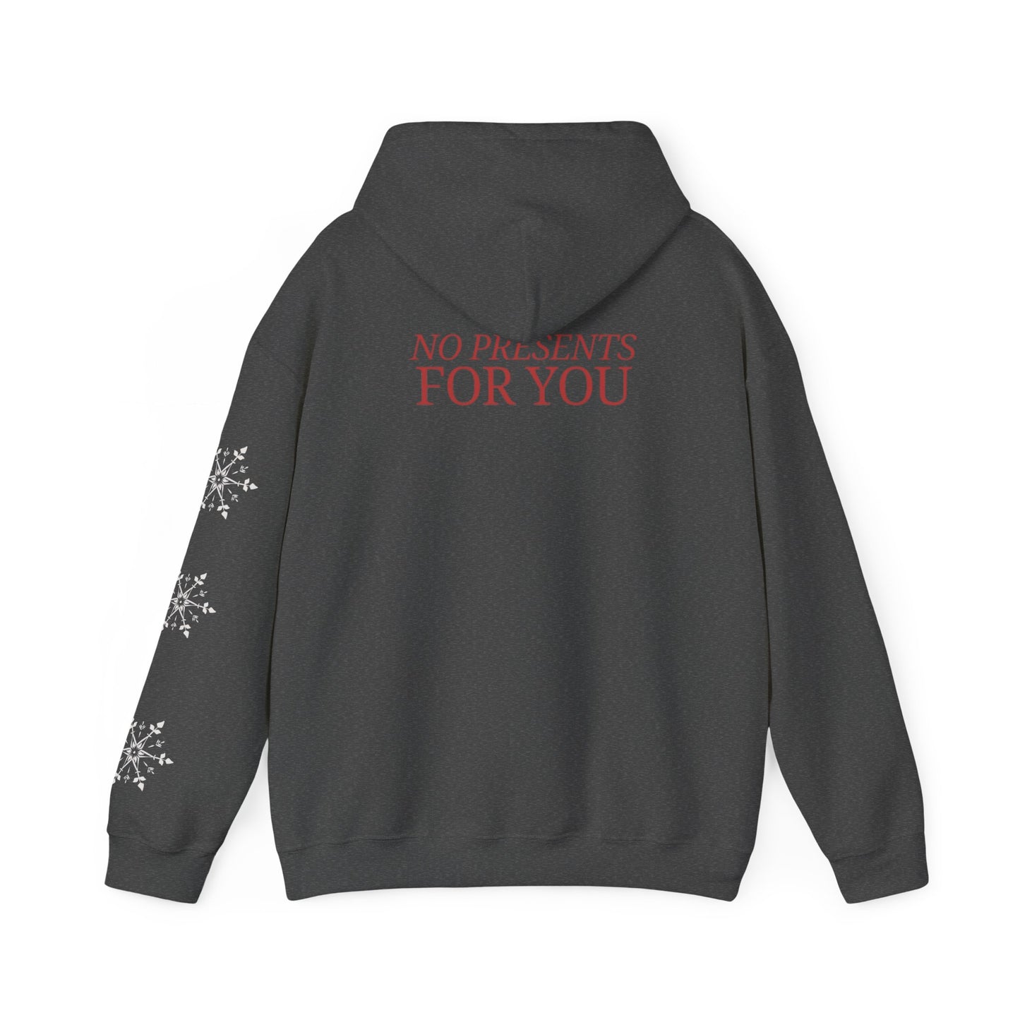 I Told Santa... Women's Christmas Hooded Sweatshirt