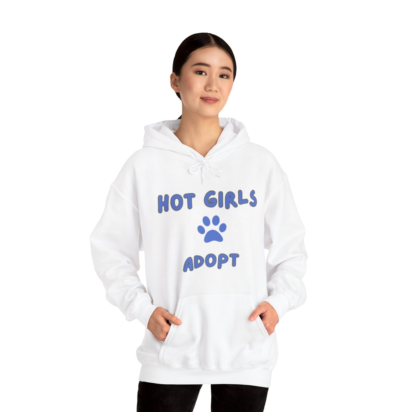 Hot girls Adopt  Women's Hooded Sweatshirt