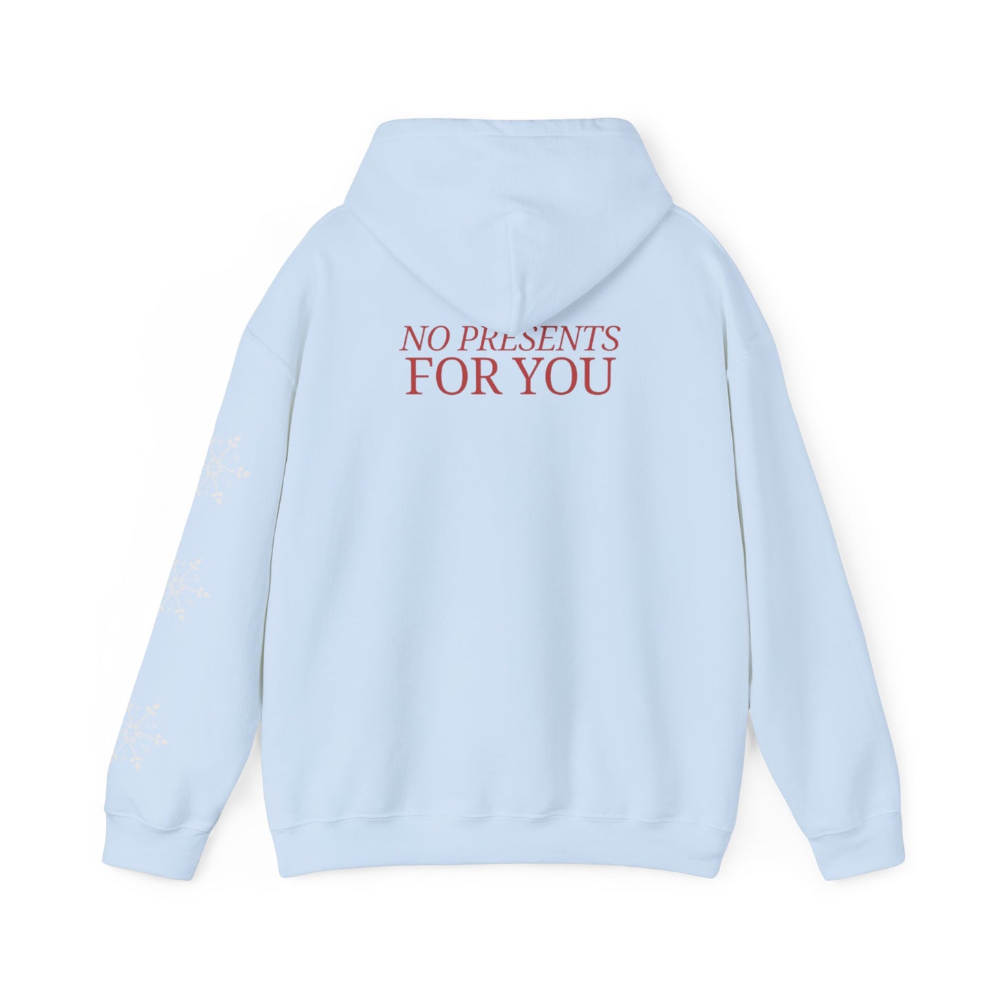 I Told Santa... Women's Christmas Hooded Sweatshirt