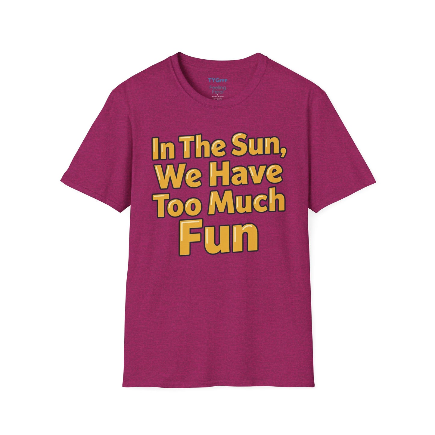Aidan Selene "In The Sun, We Have Too Much Fun" Tee