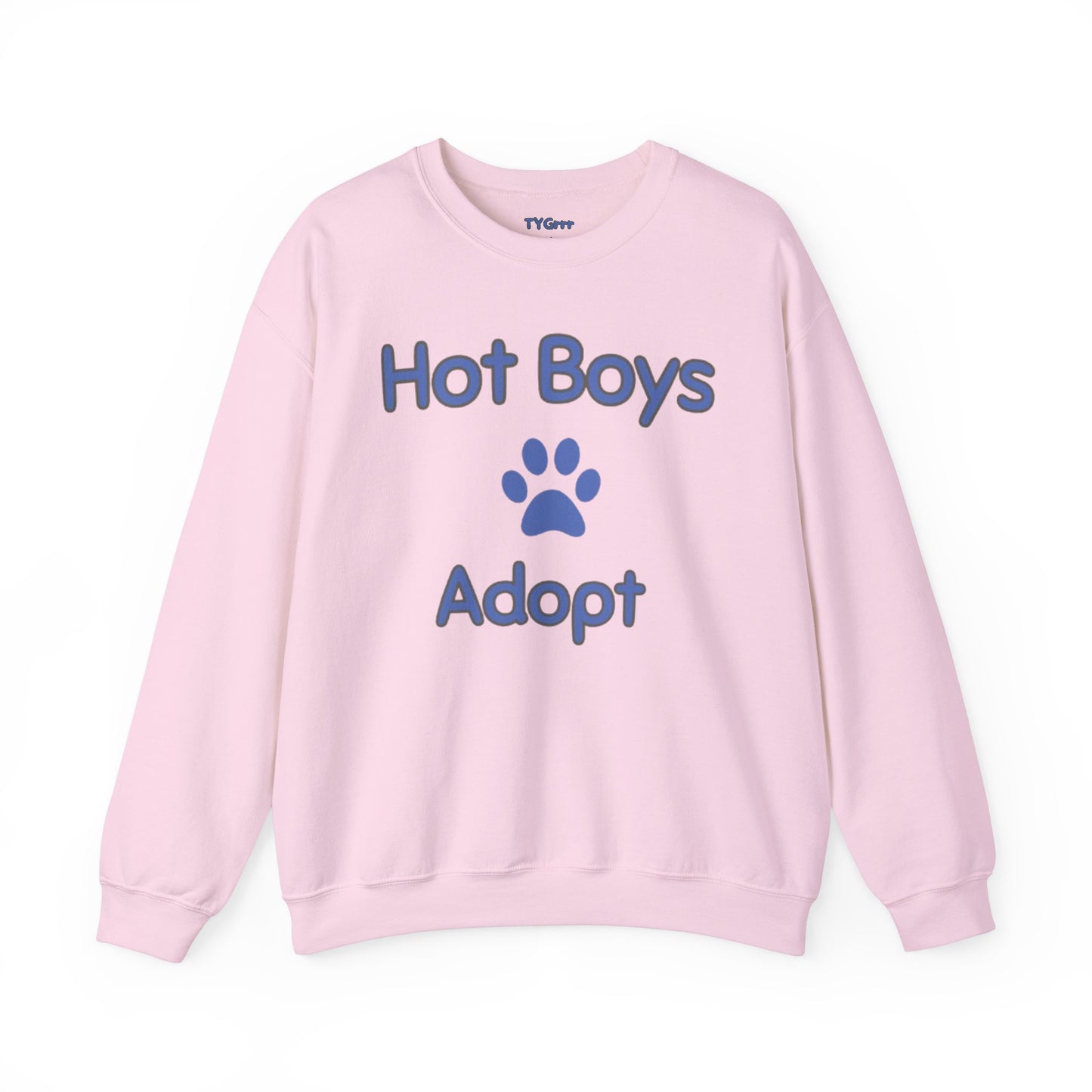 Hot Boys Adopt Crewneck Sweatshirt