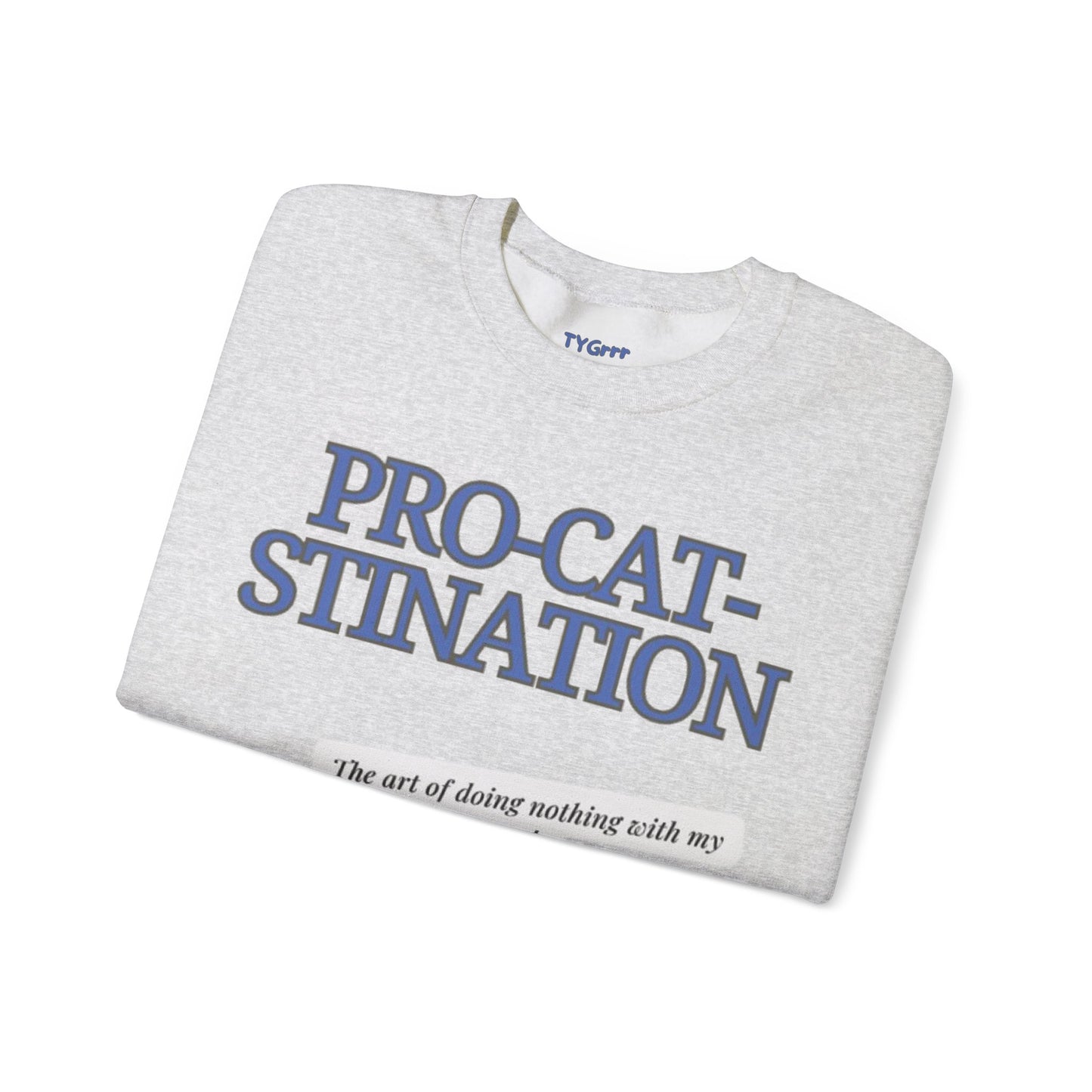 Pro-Cat-Stination Women's Crewneck Sweatshirt