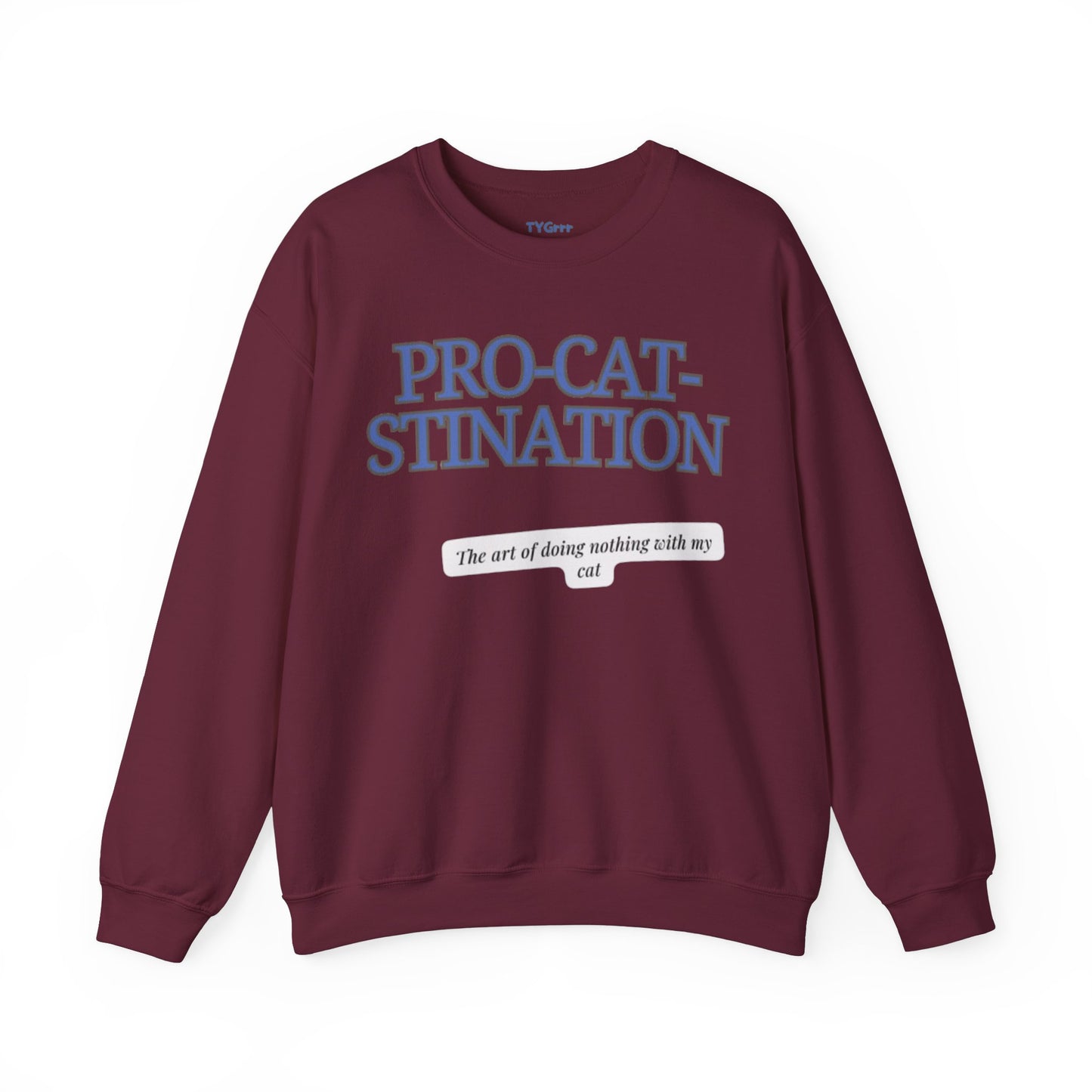 Pro-Cat-Stination Women's Crewneck Sweatshirt
