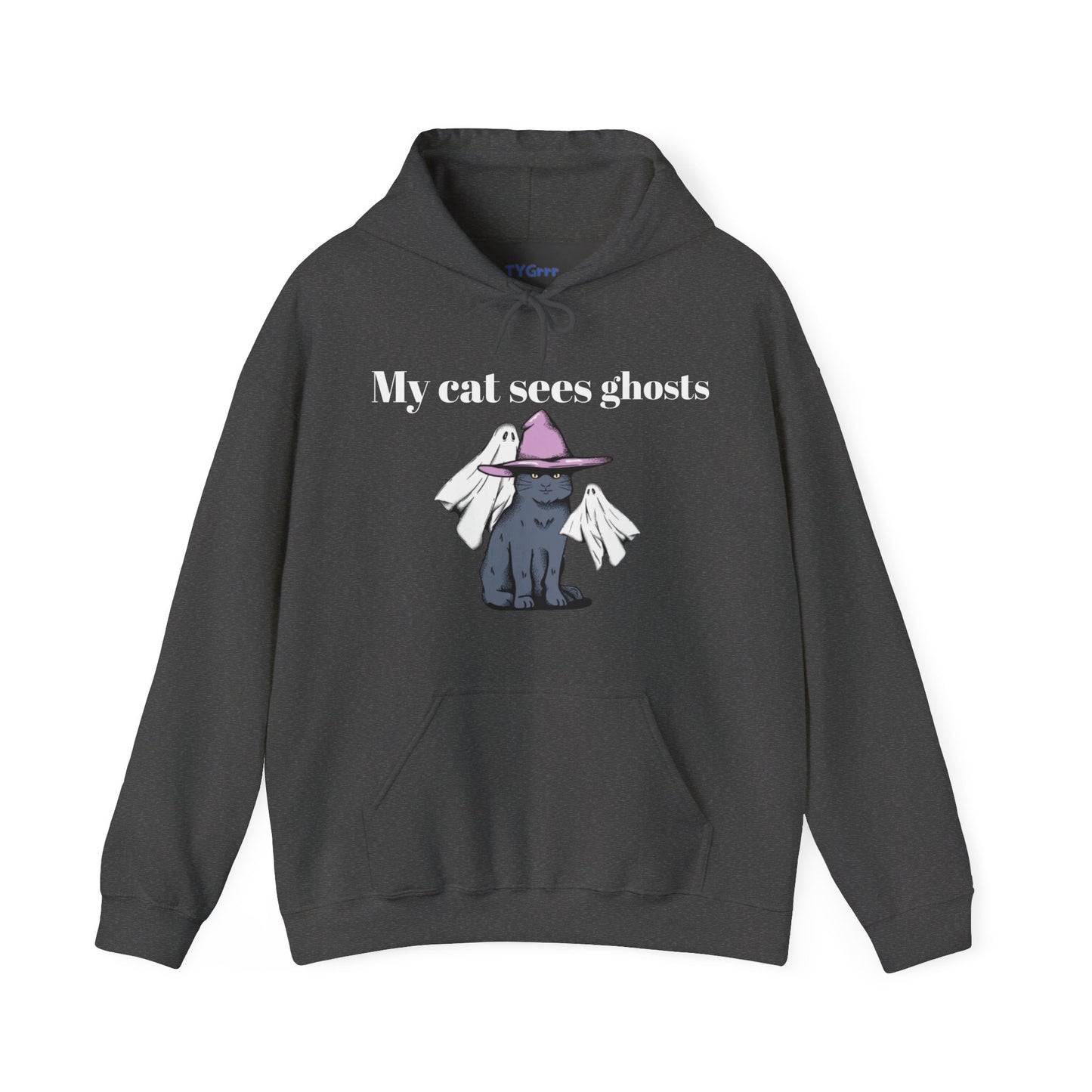 My cat sees ghosts Women's Hooded Sweatshirt