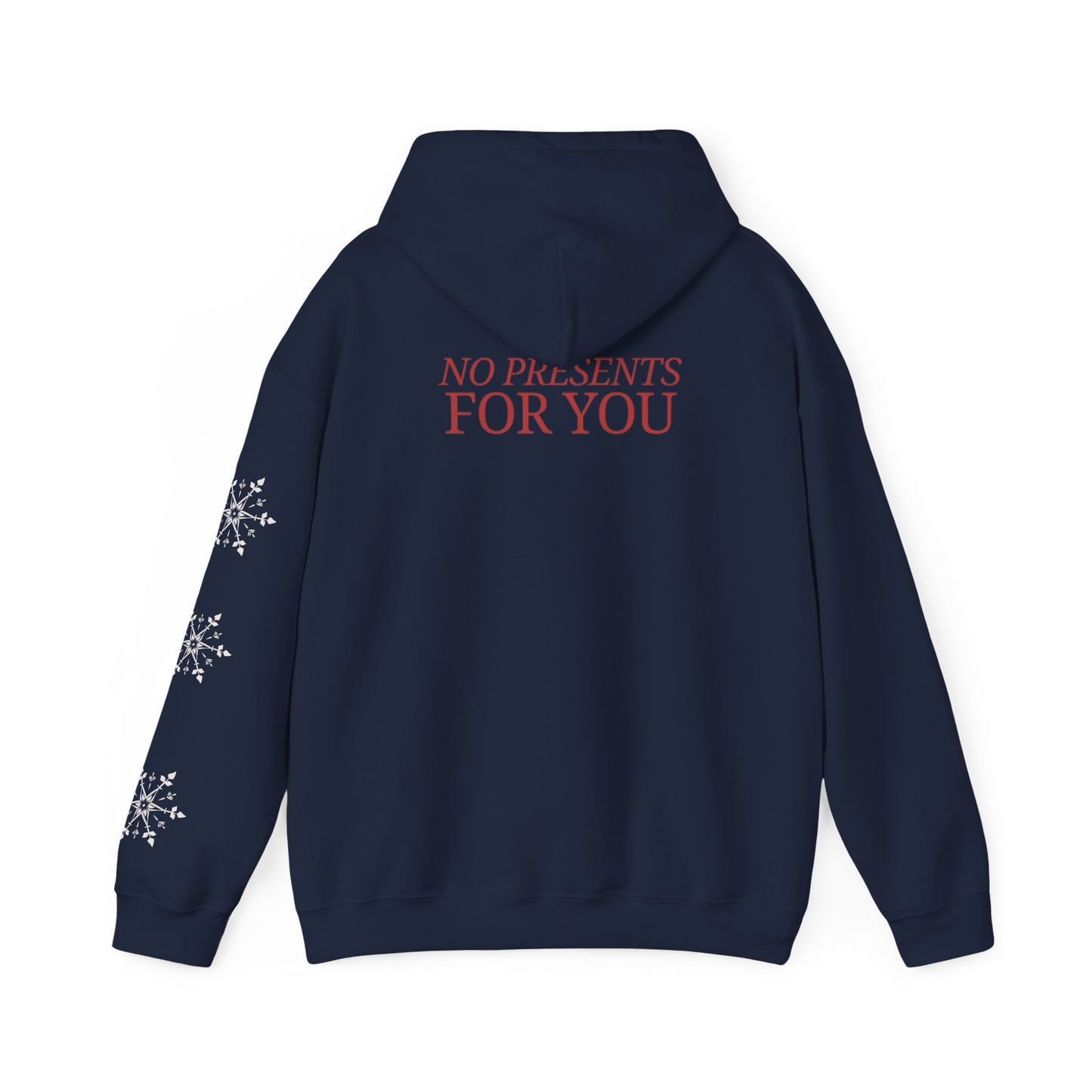 I Told Santa... Women's Christmas Hooded Sweatshirt
