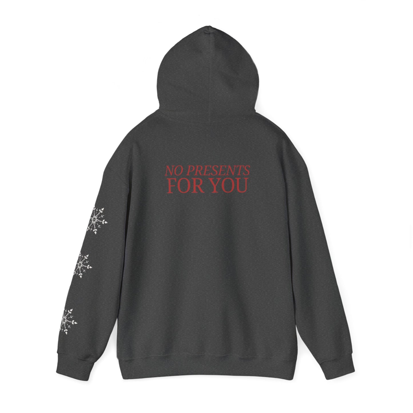I Told Santa... Women's Christmas Hooded Sweatshirt