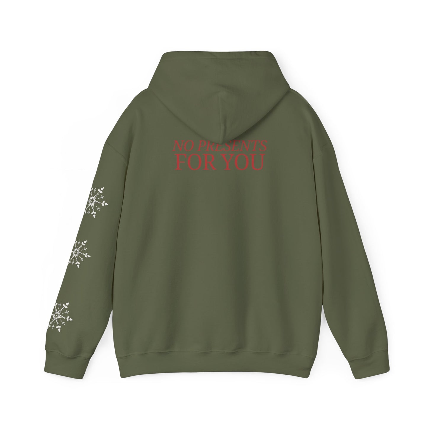 I Told Santa... Women's Christmas Hooded Sweatshirt
