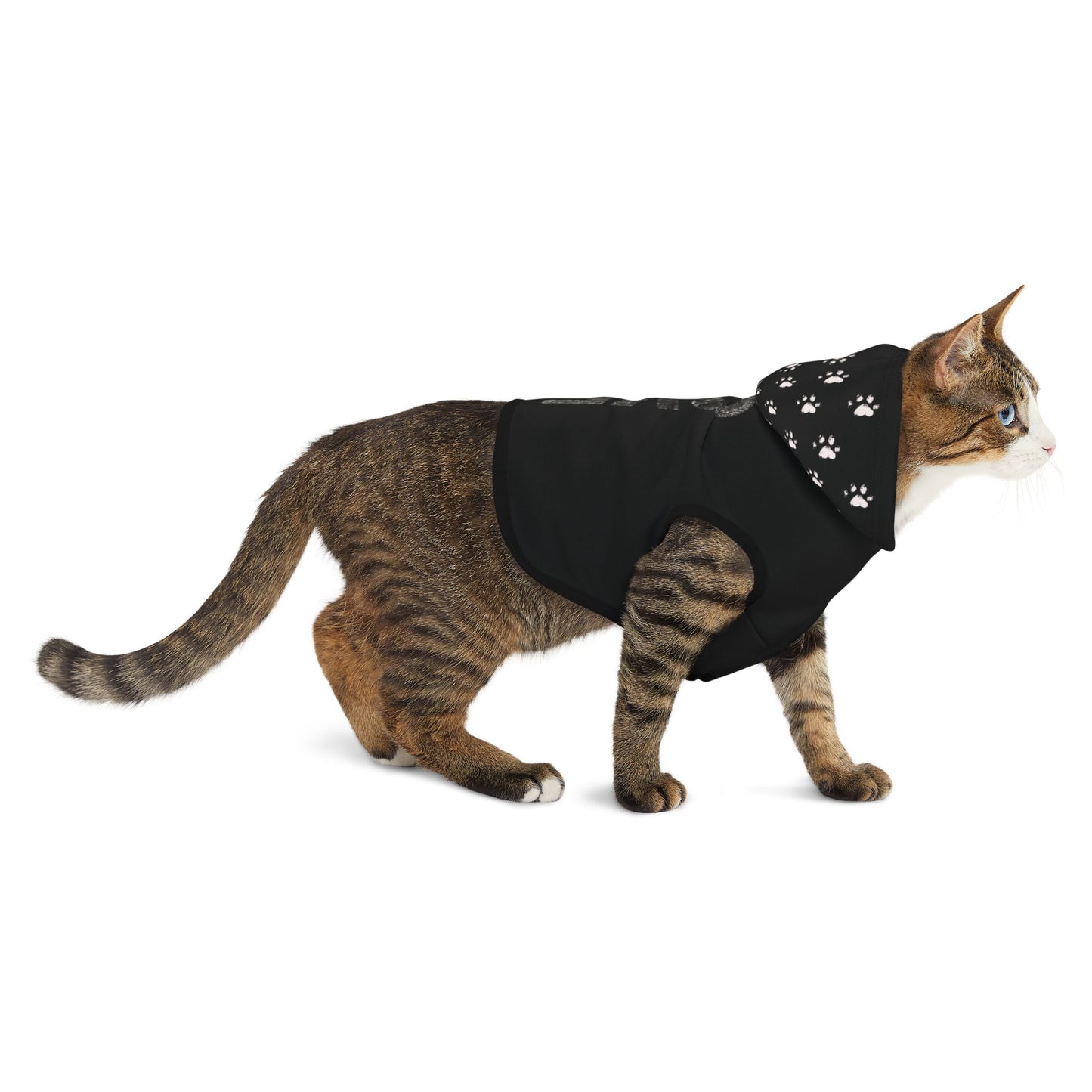 Pet Hoodie Love - Paw Prints, Cute Animal Lover Sweatshirt, Dog Mom Gift, Cat Dad Apparel, Cozy Pet Owner Jumper, Kitten Pawprint Pullover
