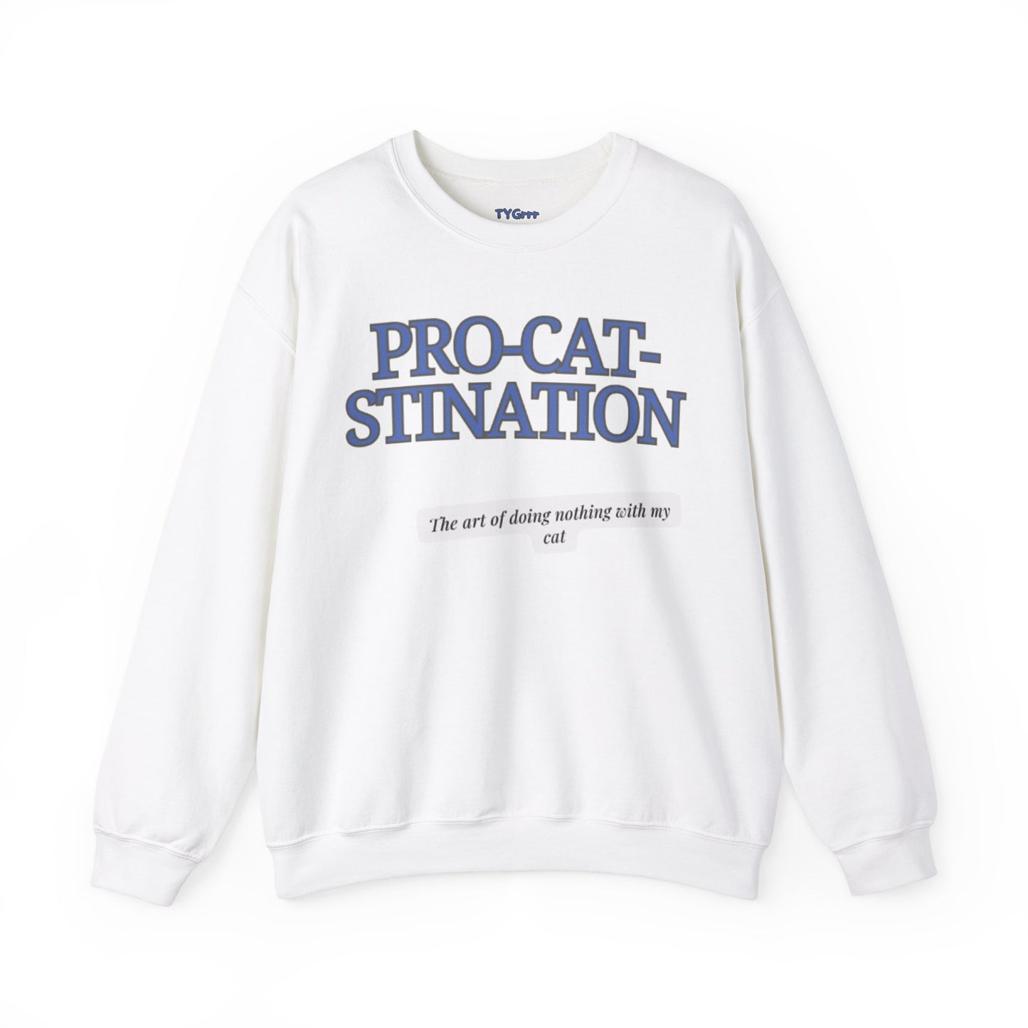 Pro-Cat-Stination Women's Crewneck Sweatshirt