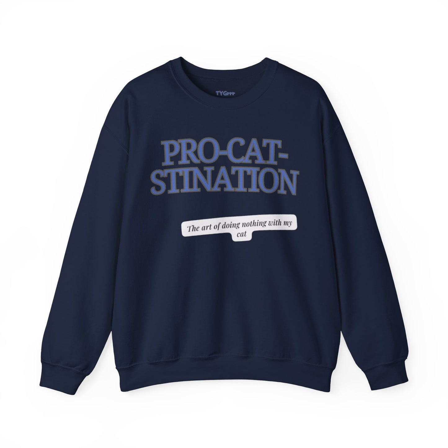 Pro-Cat-Stination Women's Crewneck Sweatshirt