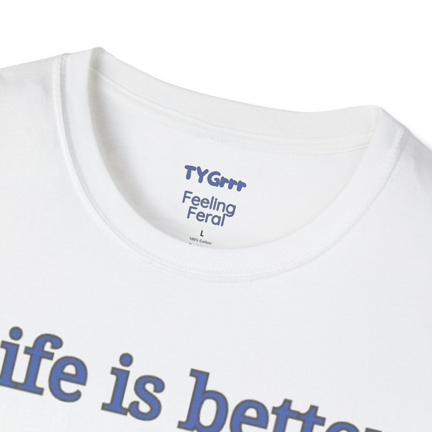 Life is better with Paws Women's T-Shirt