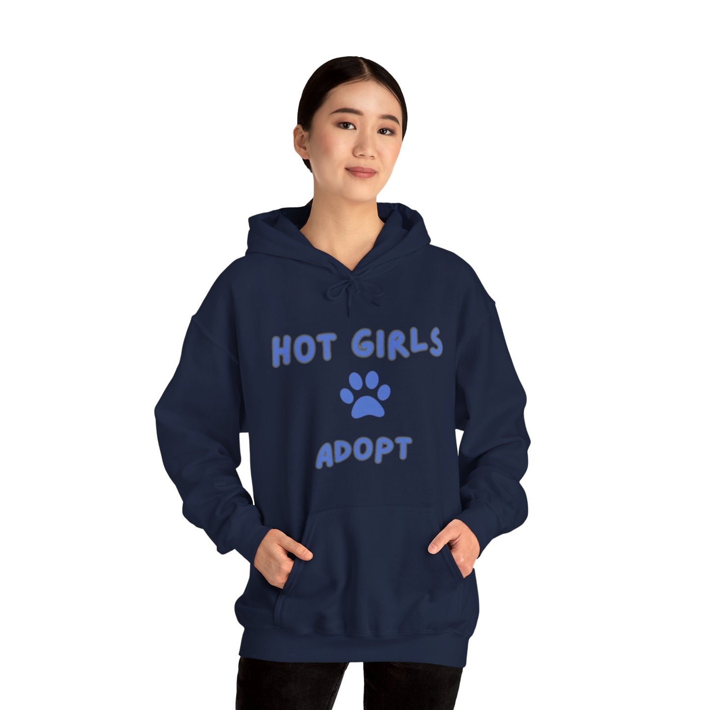 Hot girls Adopt  Women's Hooded Sweatshirt