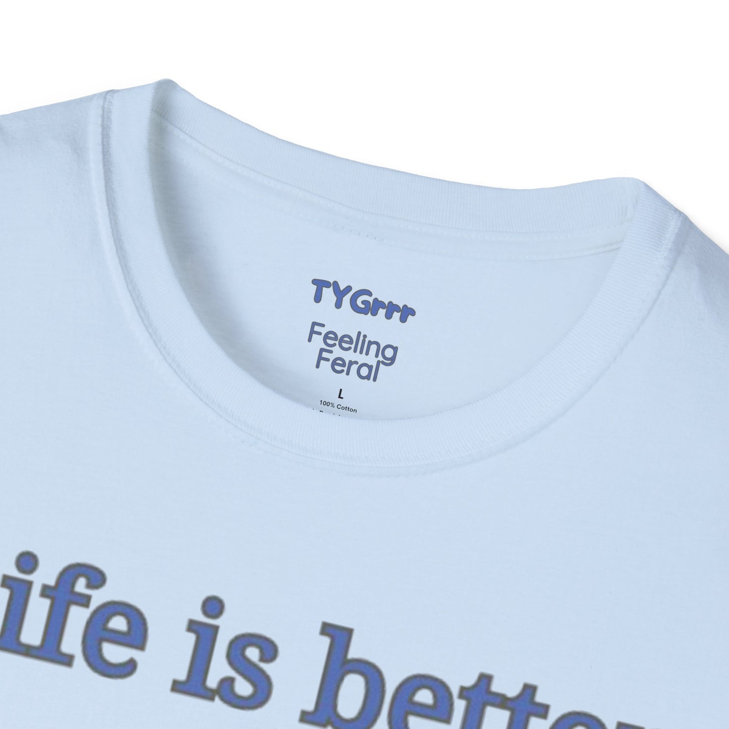 Life is better with Paws Women's T-Shirt