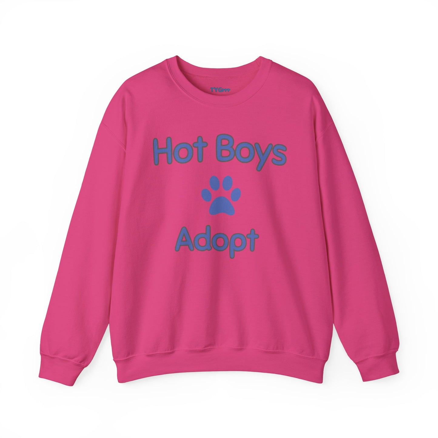 Hot Boys Adopt Crewneck Sweatshirt