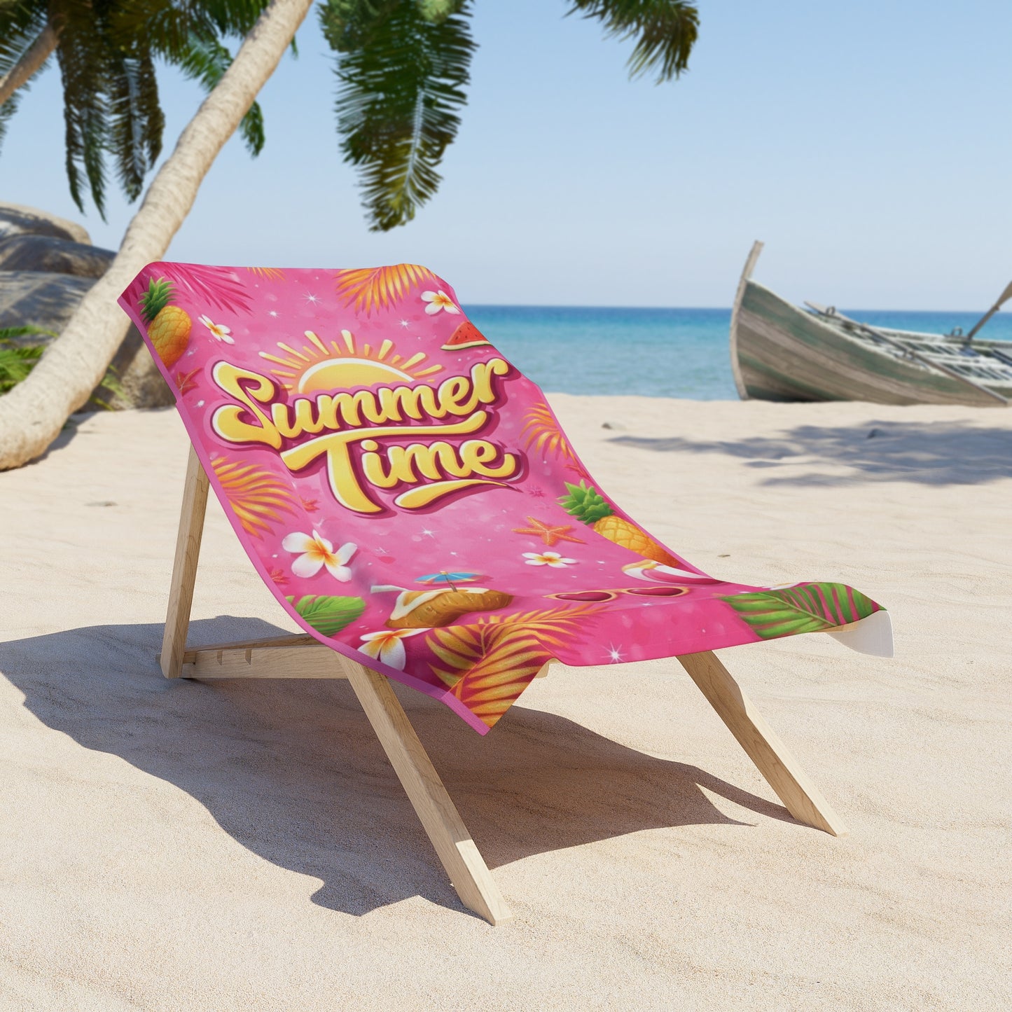 Aidan Selene "Summertime" Beach Towel