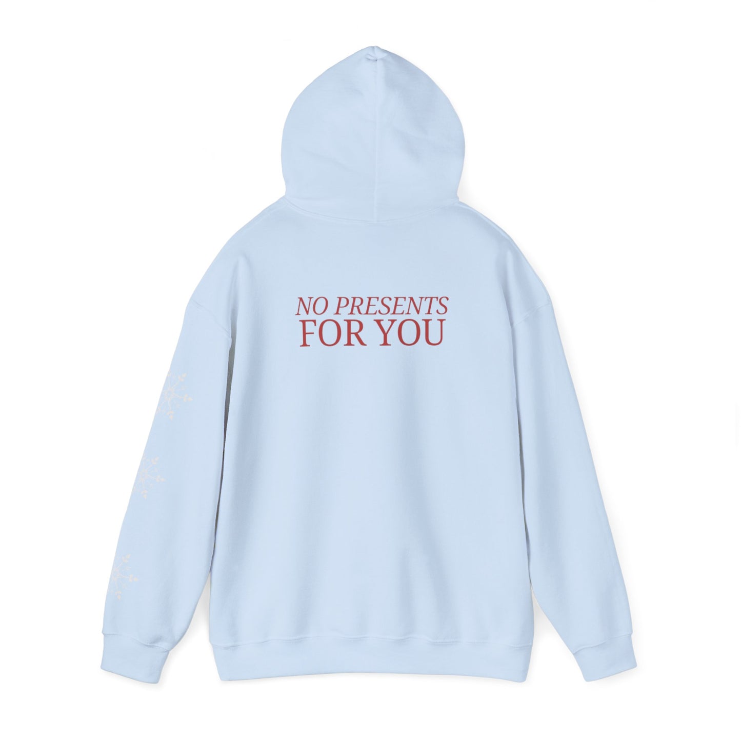 I Told Santa... Women's Christmas Hooded Sweatshirt