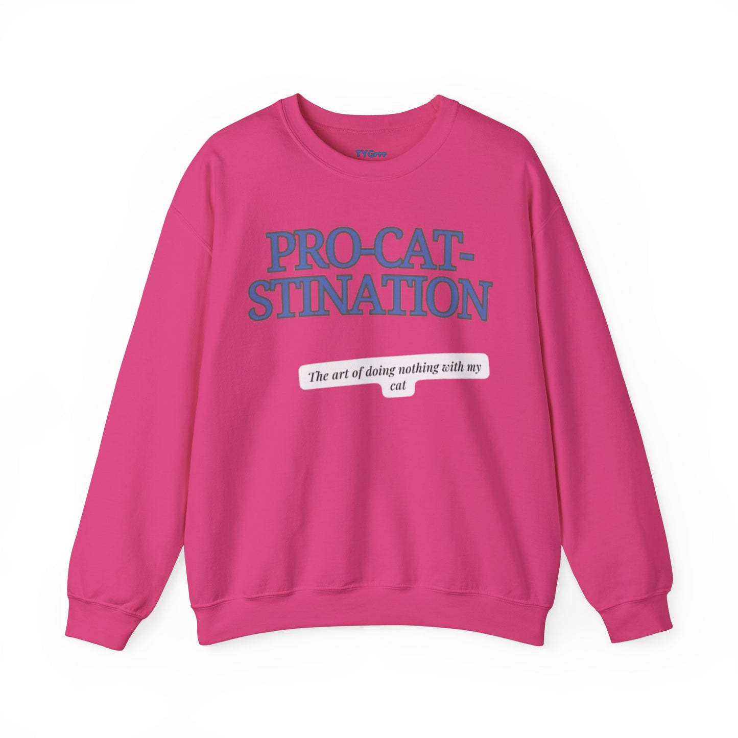 Pro-Cat-Stination Women's Crewneck Sweatshirt