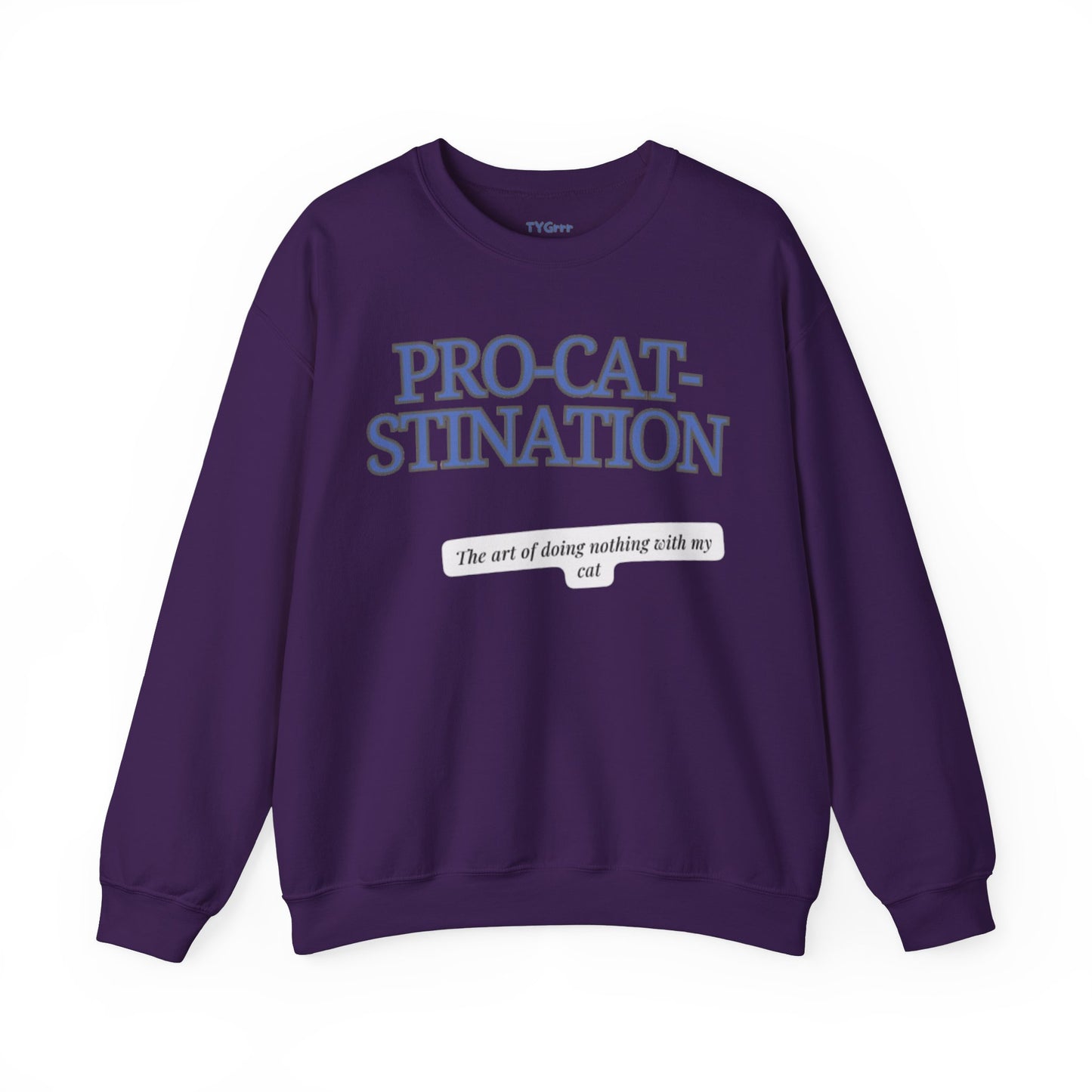 Pro-Cat-Stination Women's Crewneck Sweatshirt