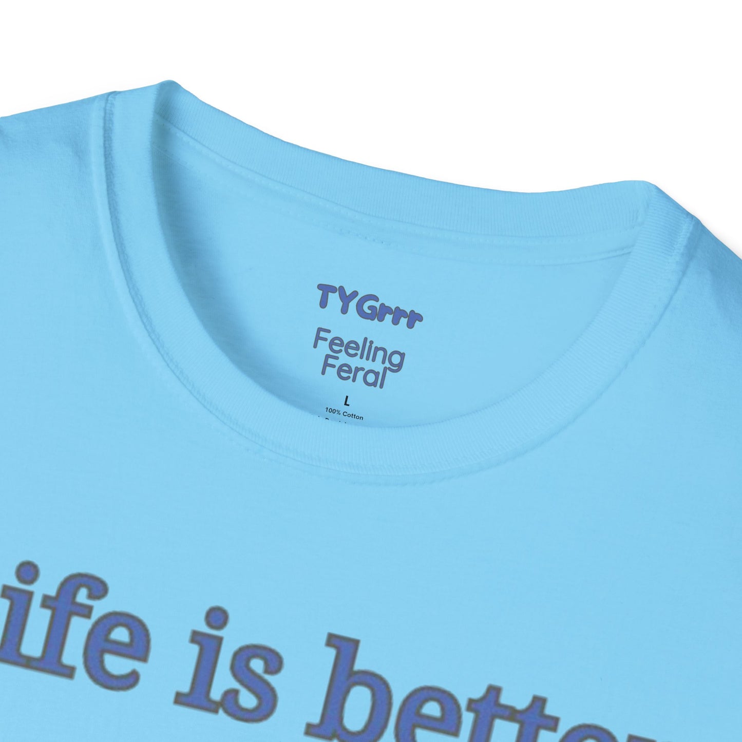Life is better with Paws Women's T-Shirt