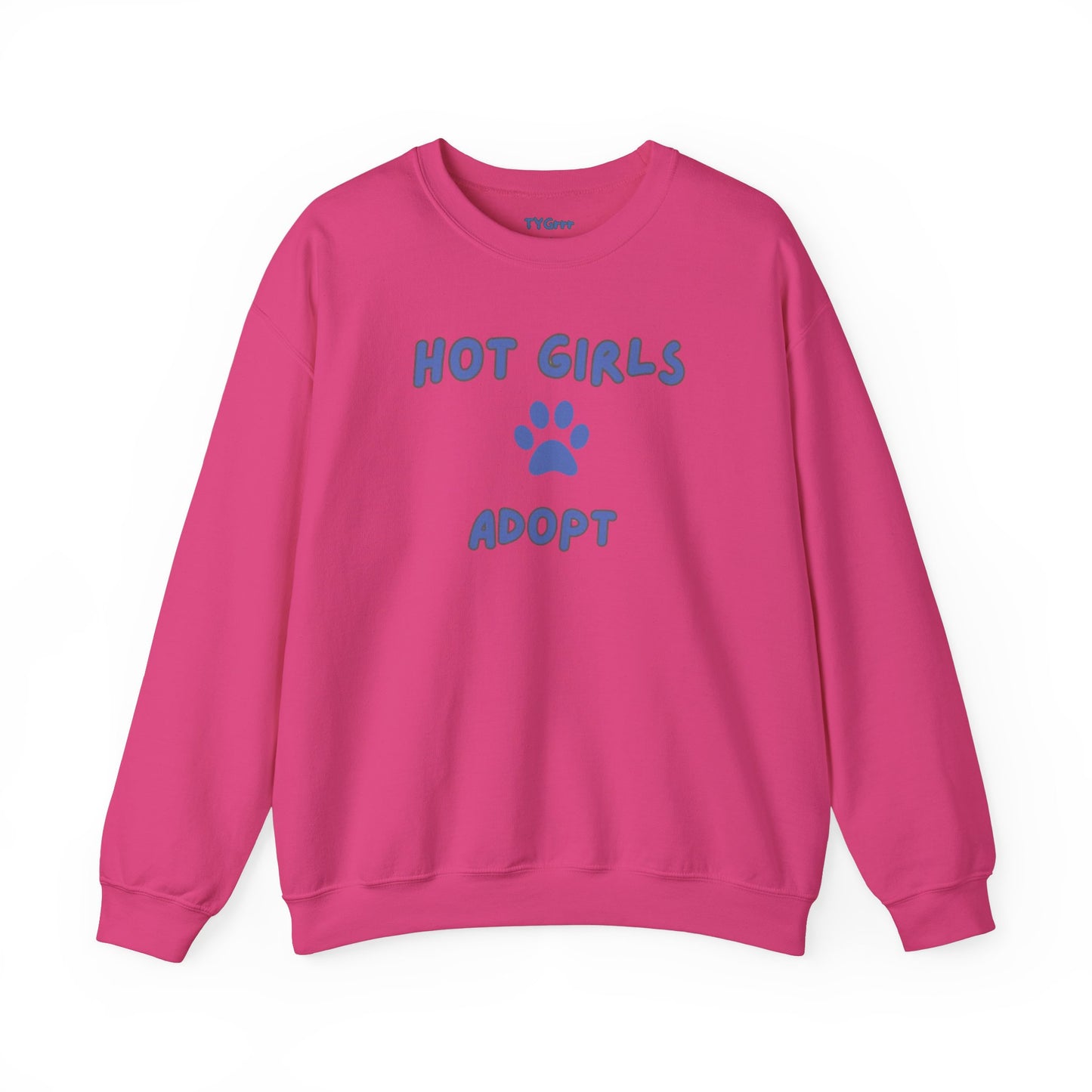 Hot Girls Adopt Women's Crewneck Sweatshirt