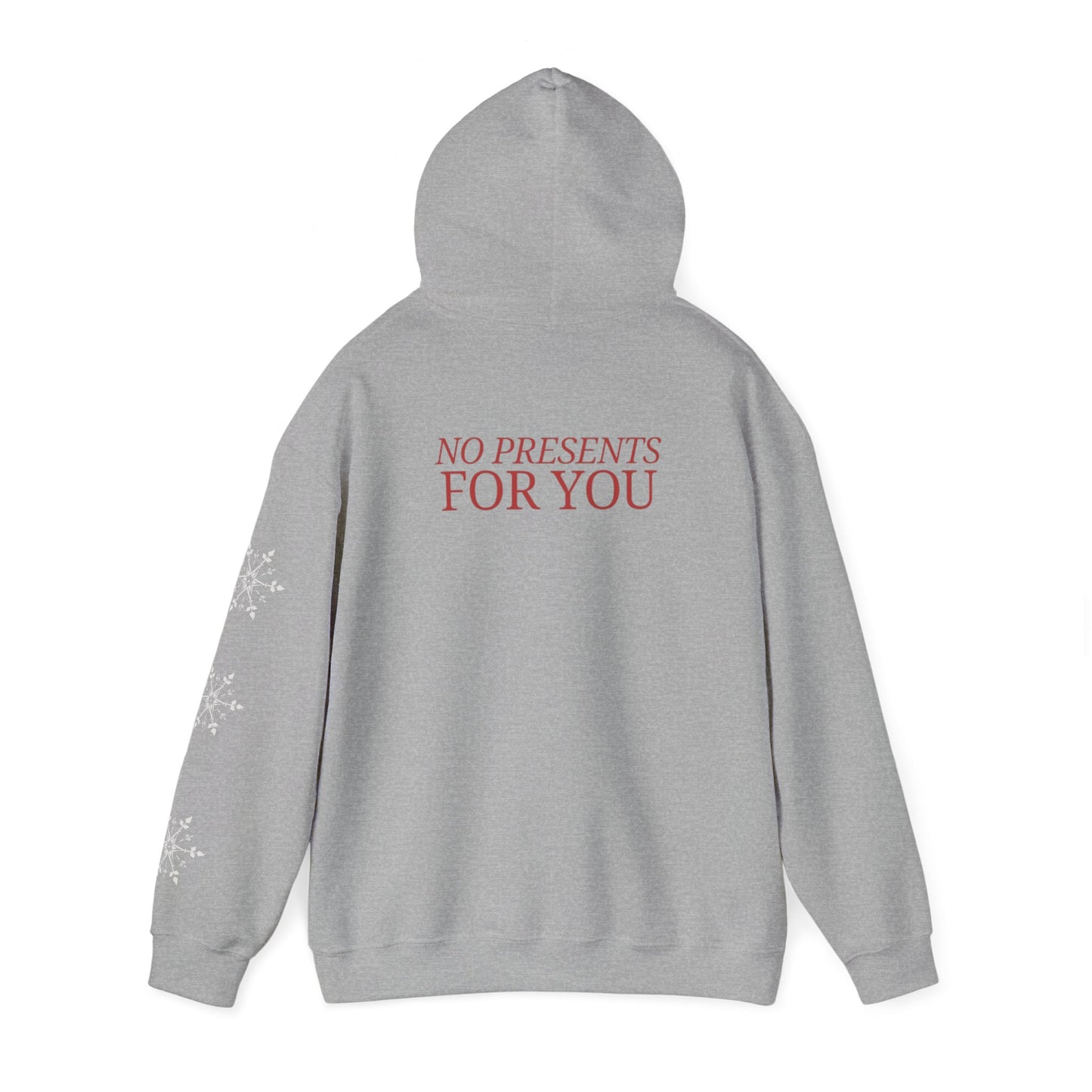 I Told Santa... Women's Christmas Hooded Sweatshirt