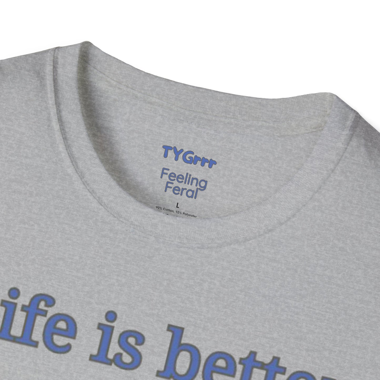 Life is better with Paws Women's T-Shirt