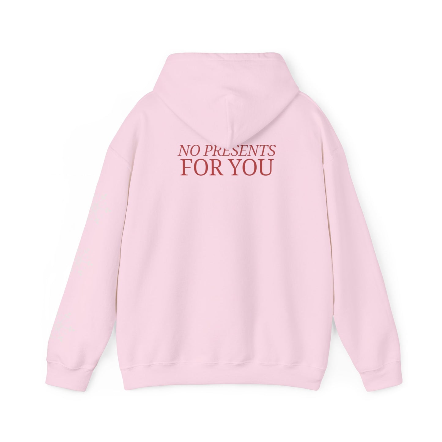 I Told Santa... Women's Christmas Hooded Sweatshirt