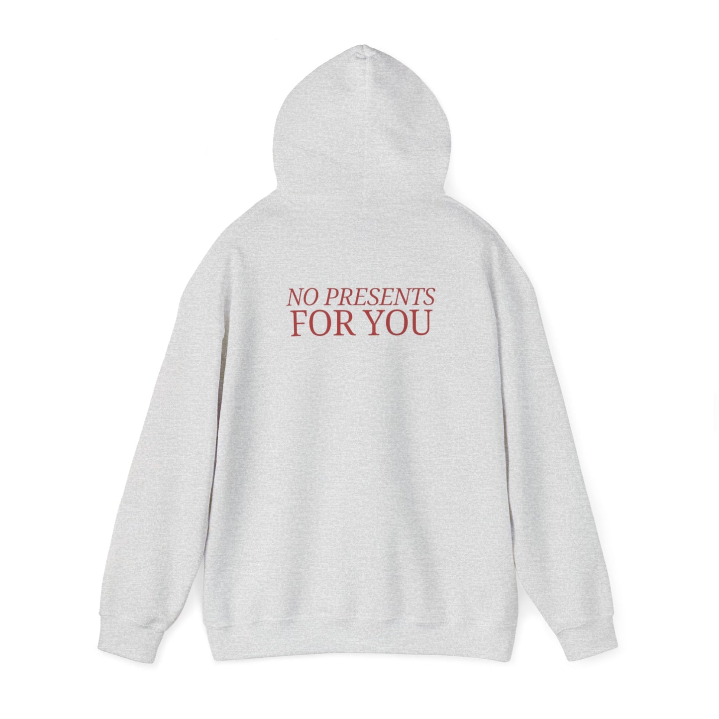 I Told Santa... Women's Christmas Hooded Sweatshirt