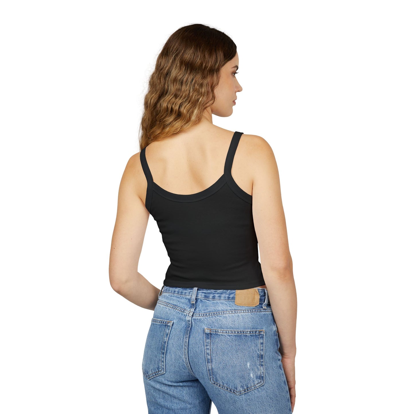 Paw Print Tattoo Tank Top — "This Is Your Sign to Get Paw Print Tattoos" Women's Spaghetti Strap Crop