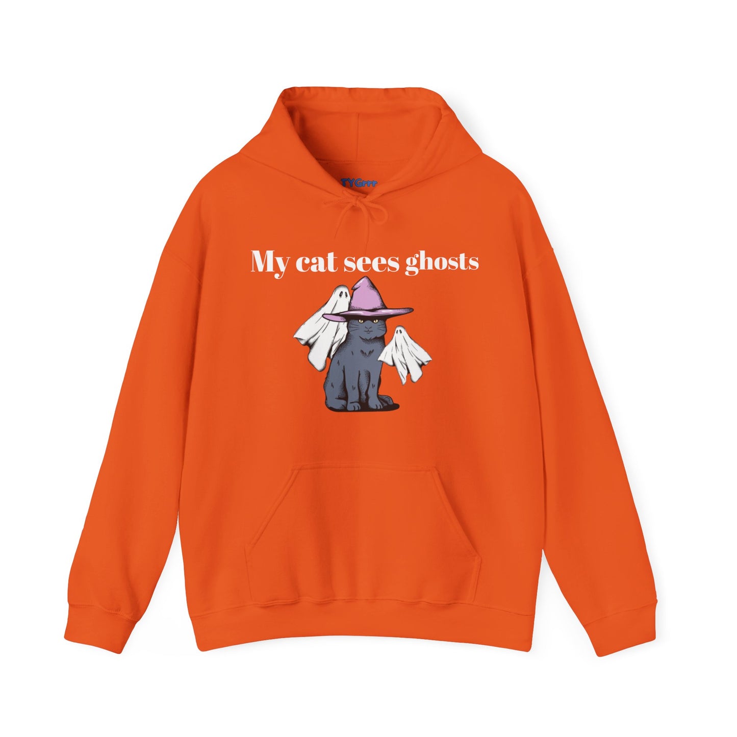 My cat sees ghosts Women's Hooded Sweatshirt