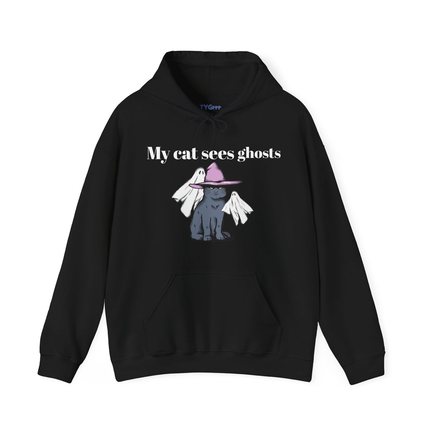 My cat sees ghosts Women's Hooded Sweatshirt