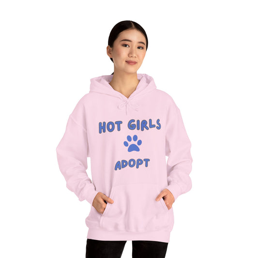 Hot girls Adopt  Women's Hooded Sweatshirt