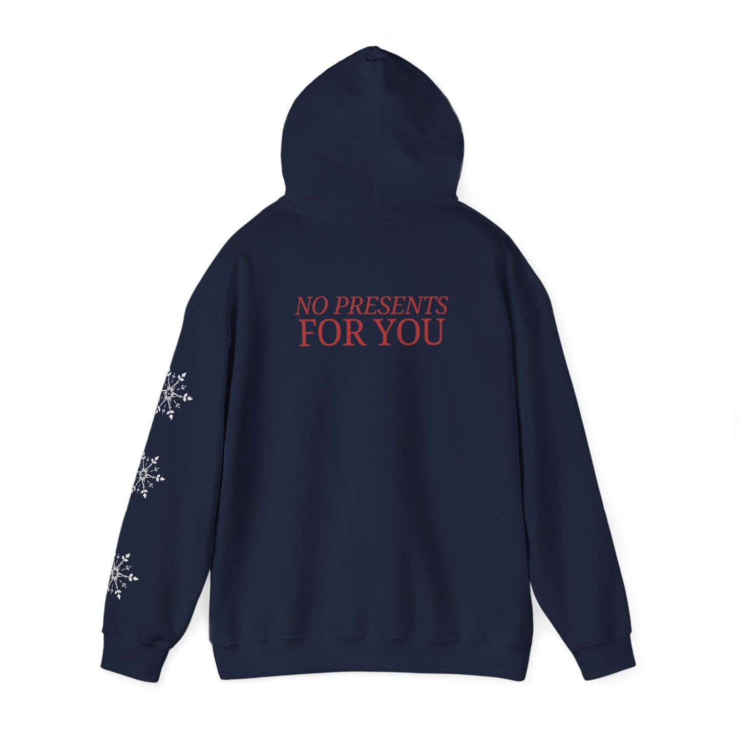I Told Santa... Women's Christmas Hooded Sweatshirt