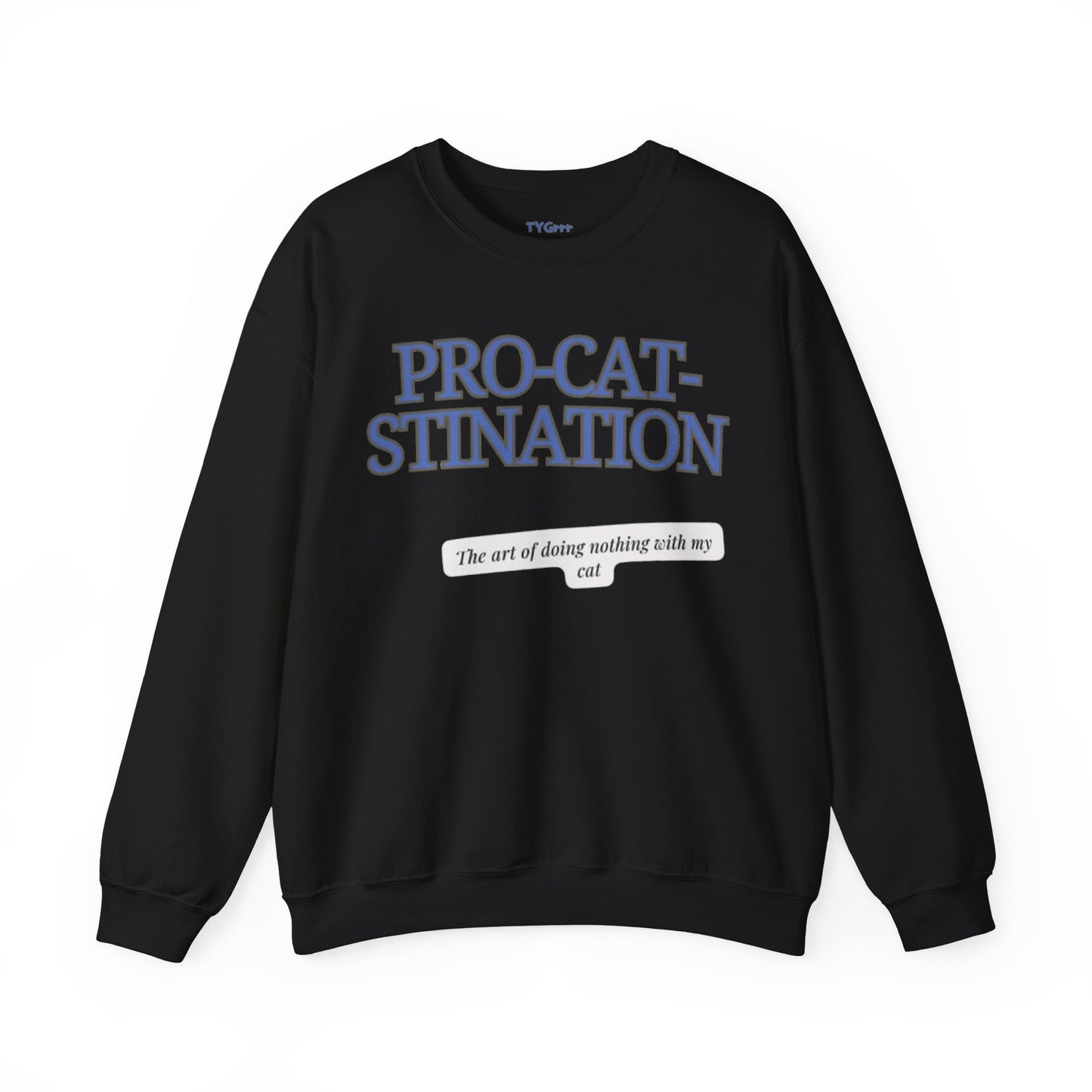 Pro-Cat-Stination Women's Crewneck Sweatshirt
