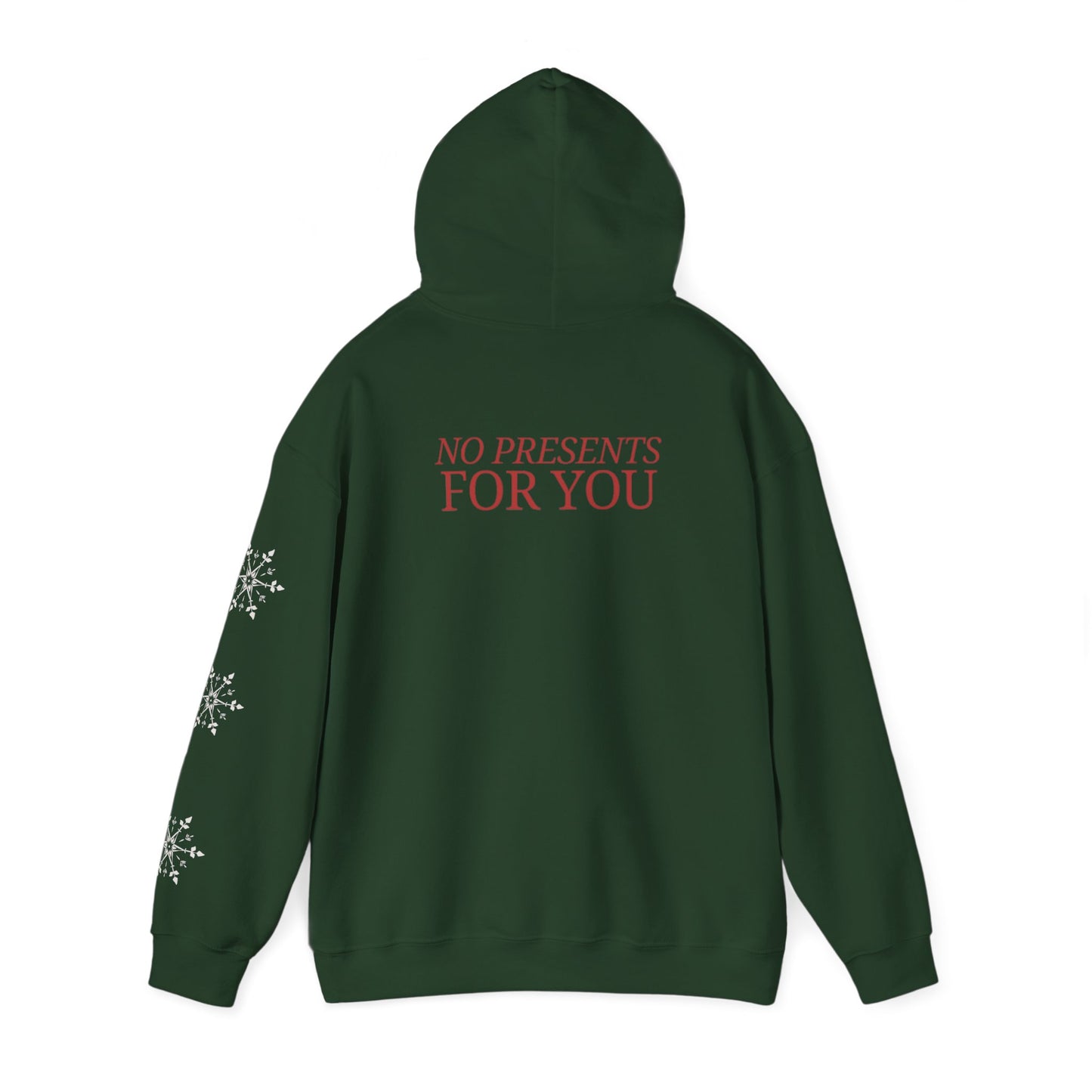I Told Santa... Women's Christmas Hooded Sweatshirt