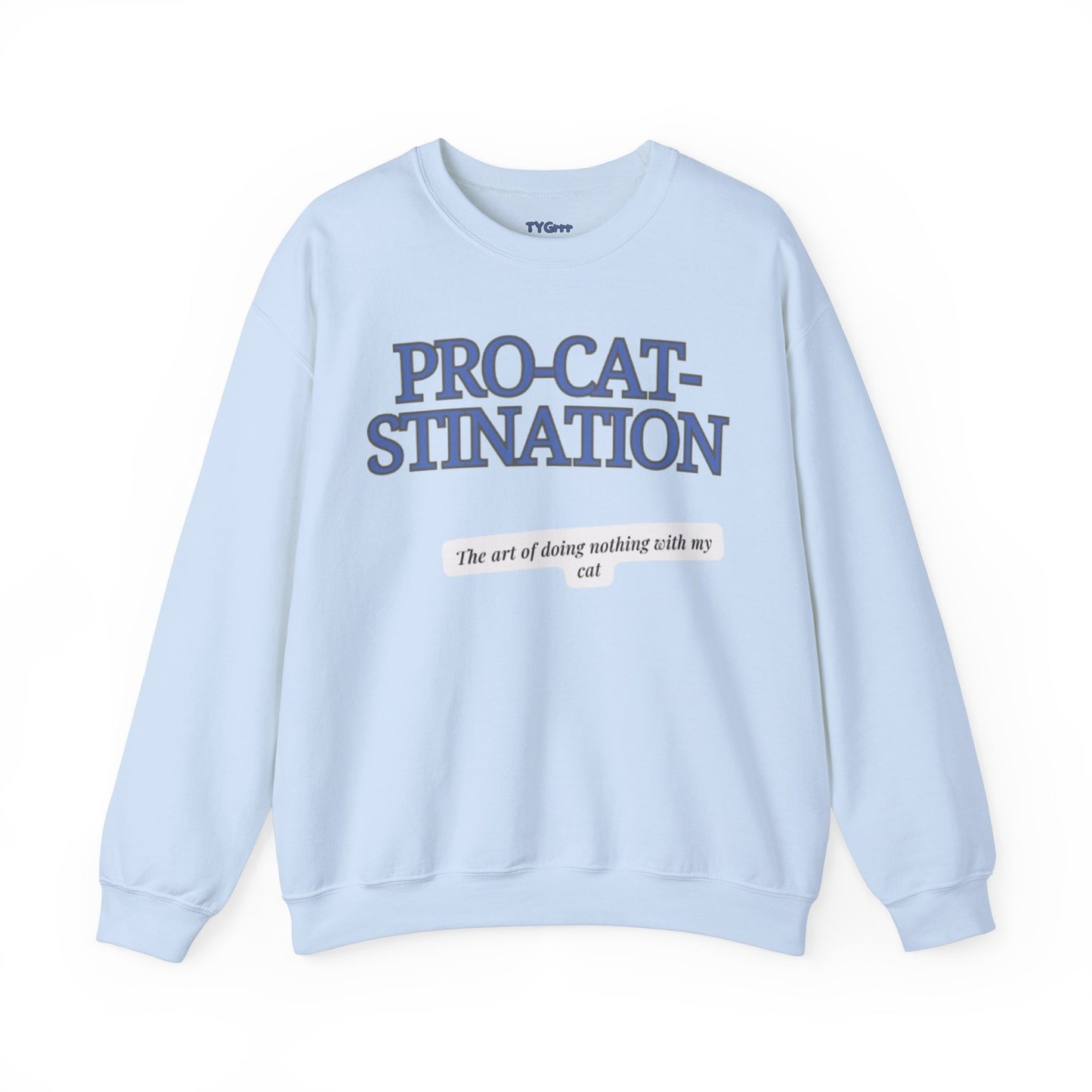 Pro-Cat-Stination Women's Crewneck Sweatshirt