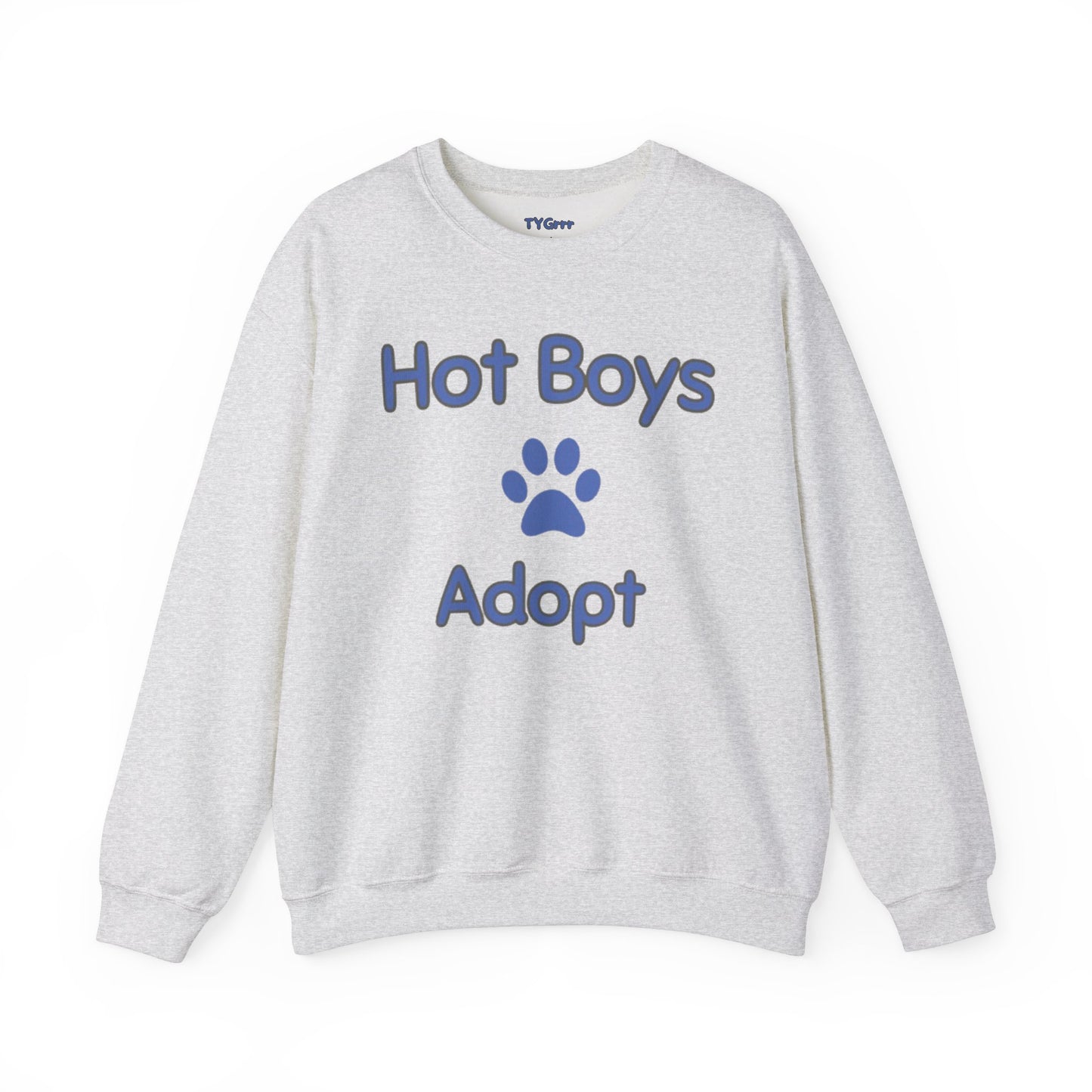 Hot Boys Adopt Crewneck Sweatshirt