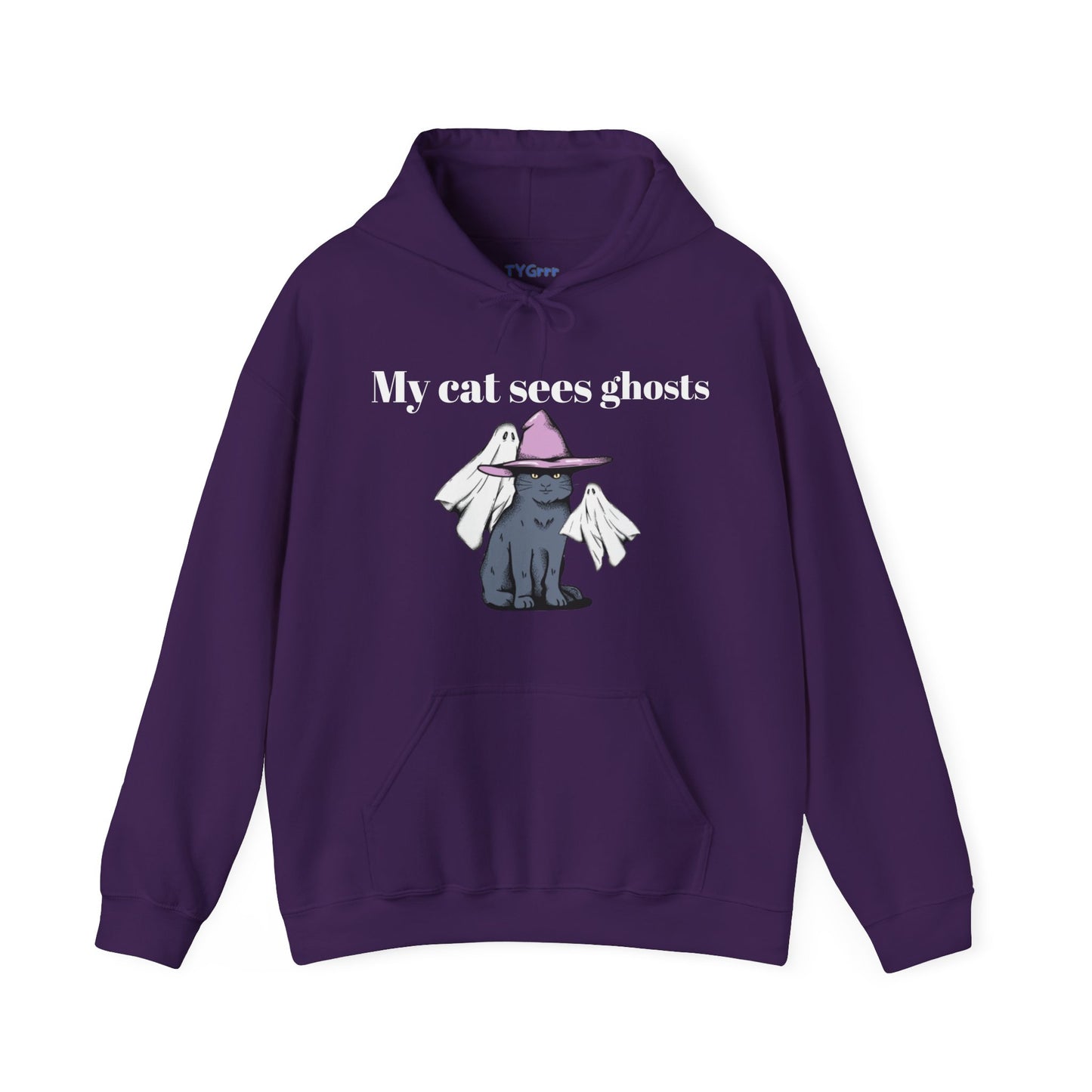 My cat sees ghosts Women's Hooded Sweatshirt