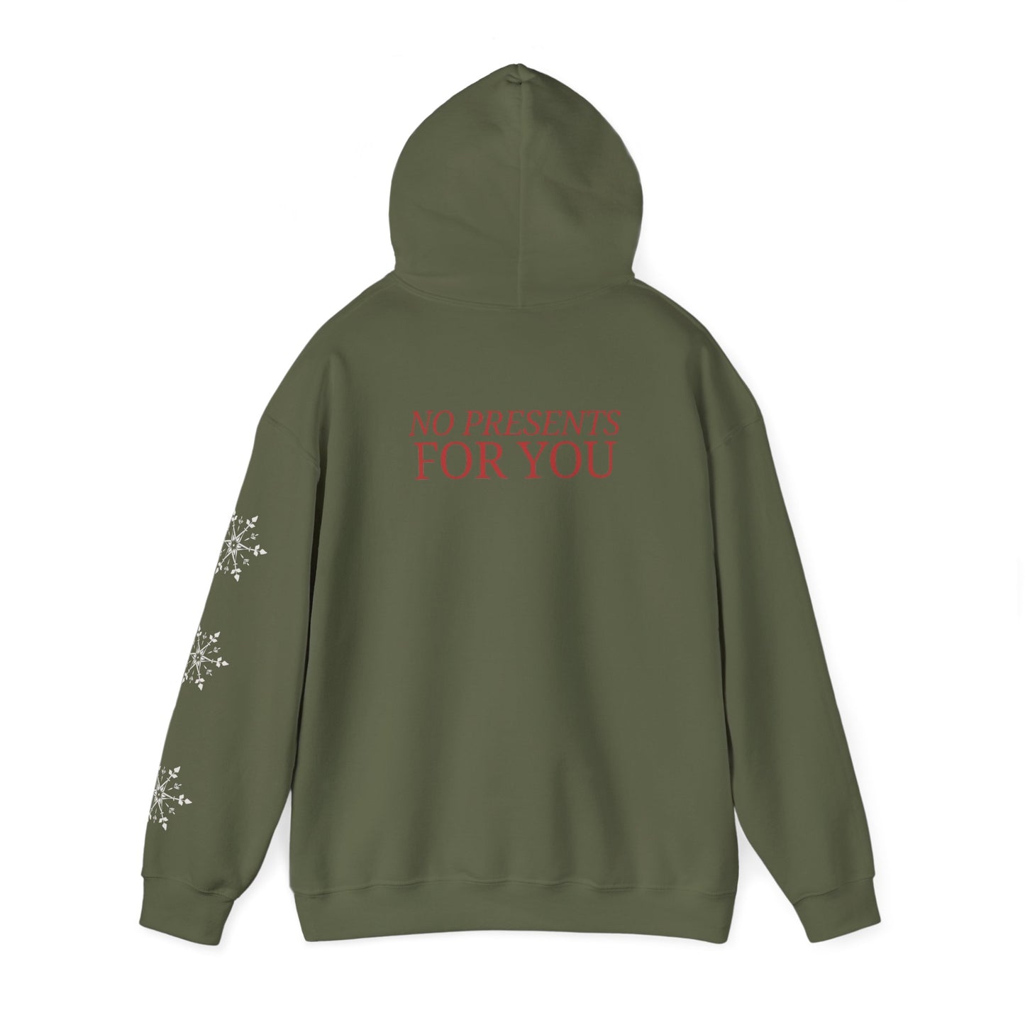 I Told Santa... Women's Christmas Hooded Sweatshirt