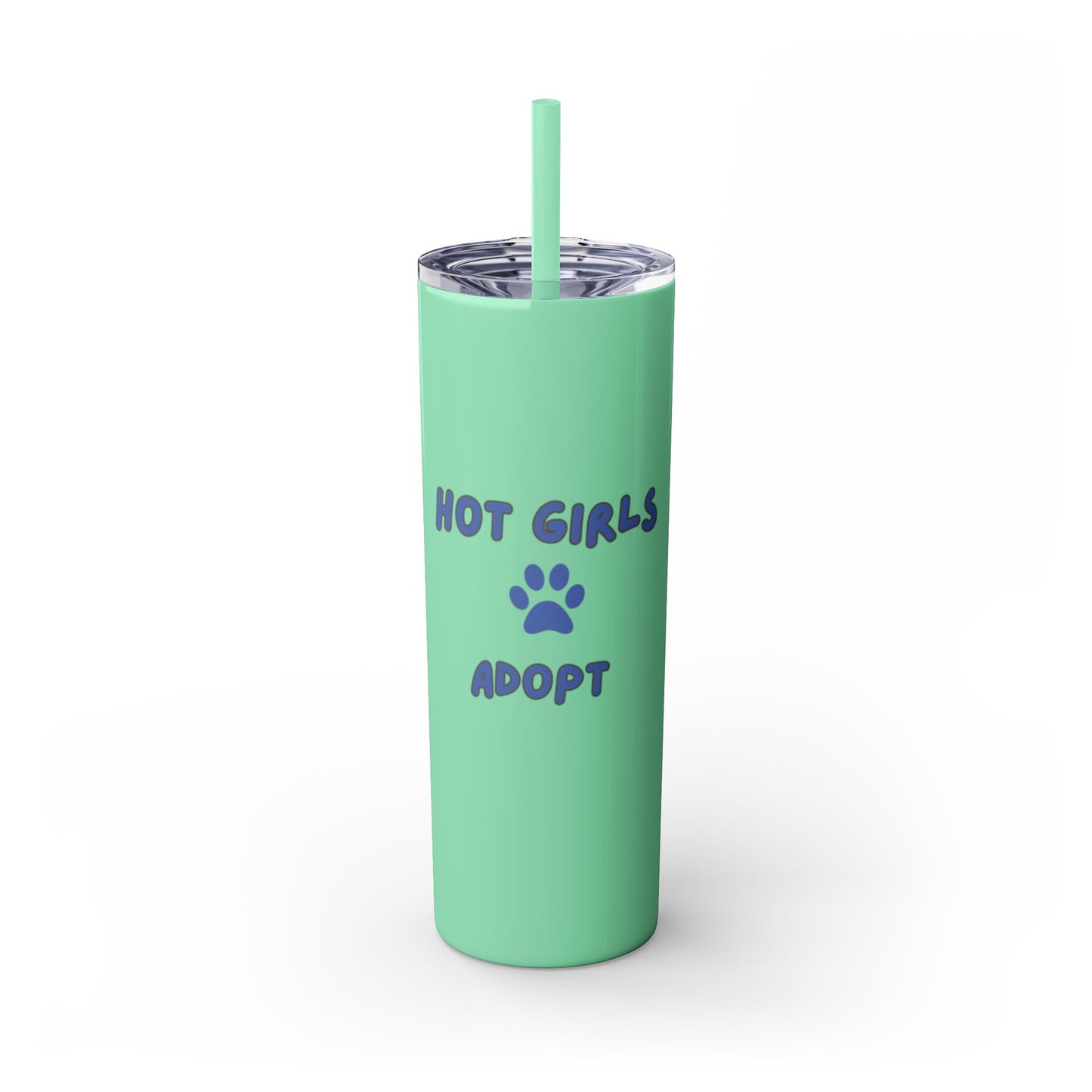 Hot Girls Adopt - Tumbler with Straw, 20oz