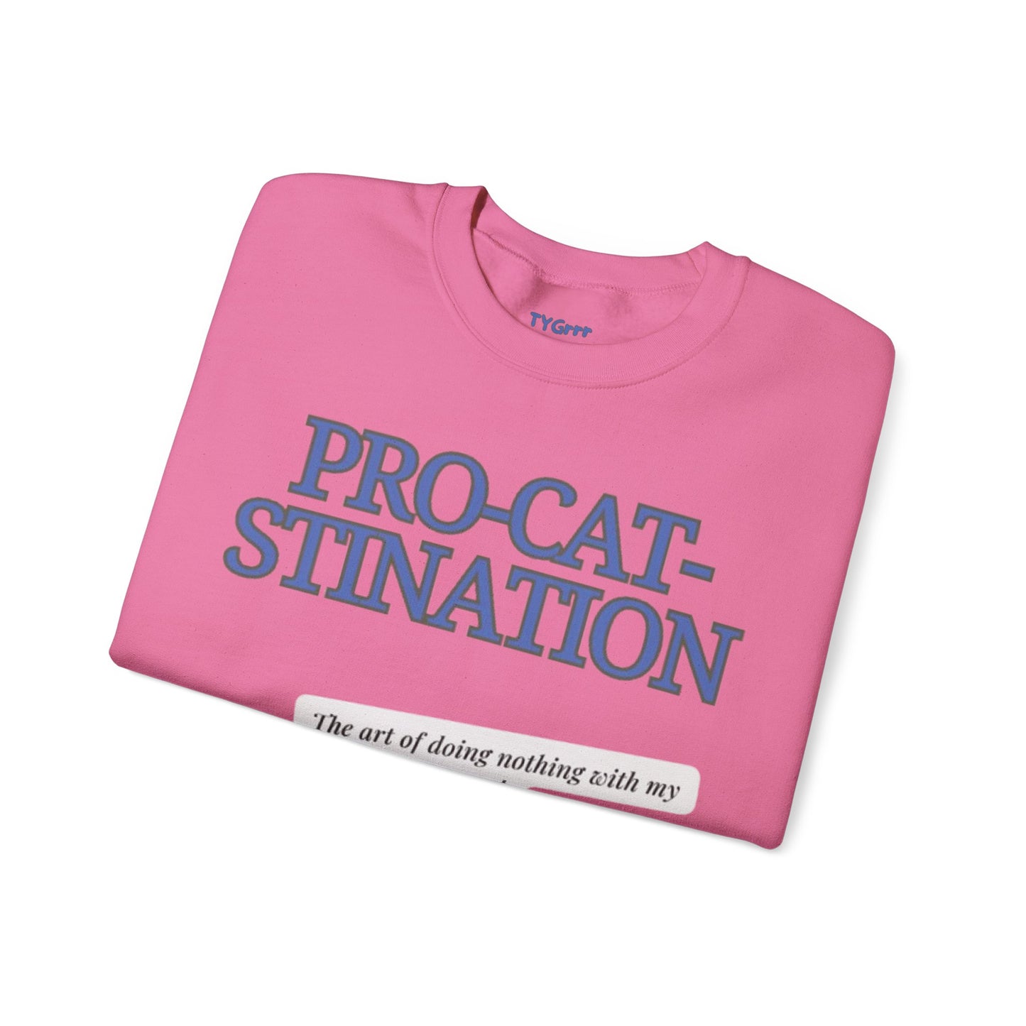 Pro-Cat-Stination Women's Crewneck Sweatshirt