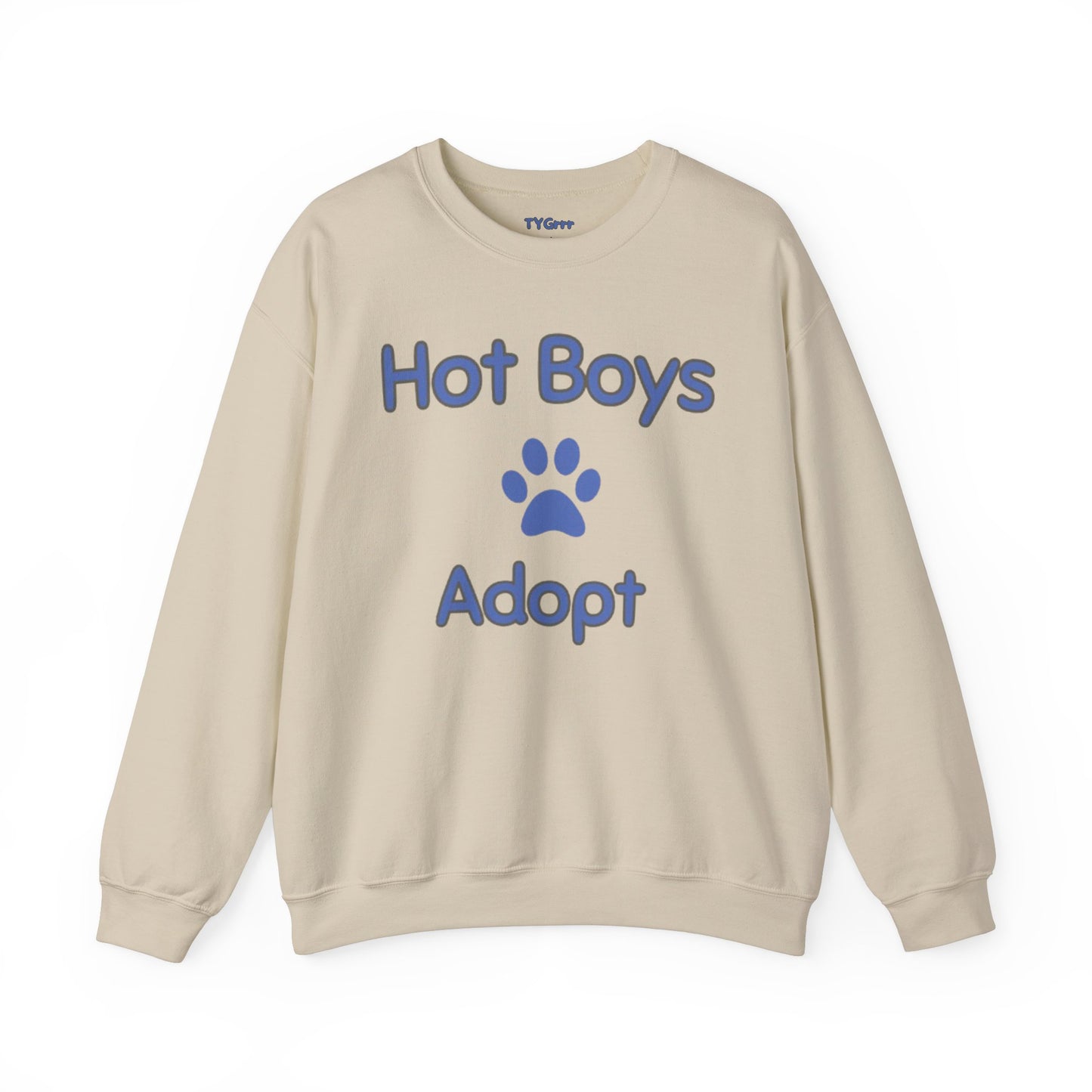 Hot Boys Adopt Crewneck Sweatshirt